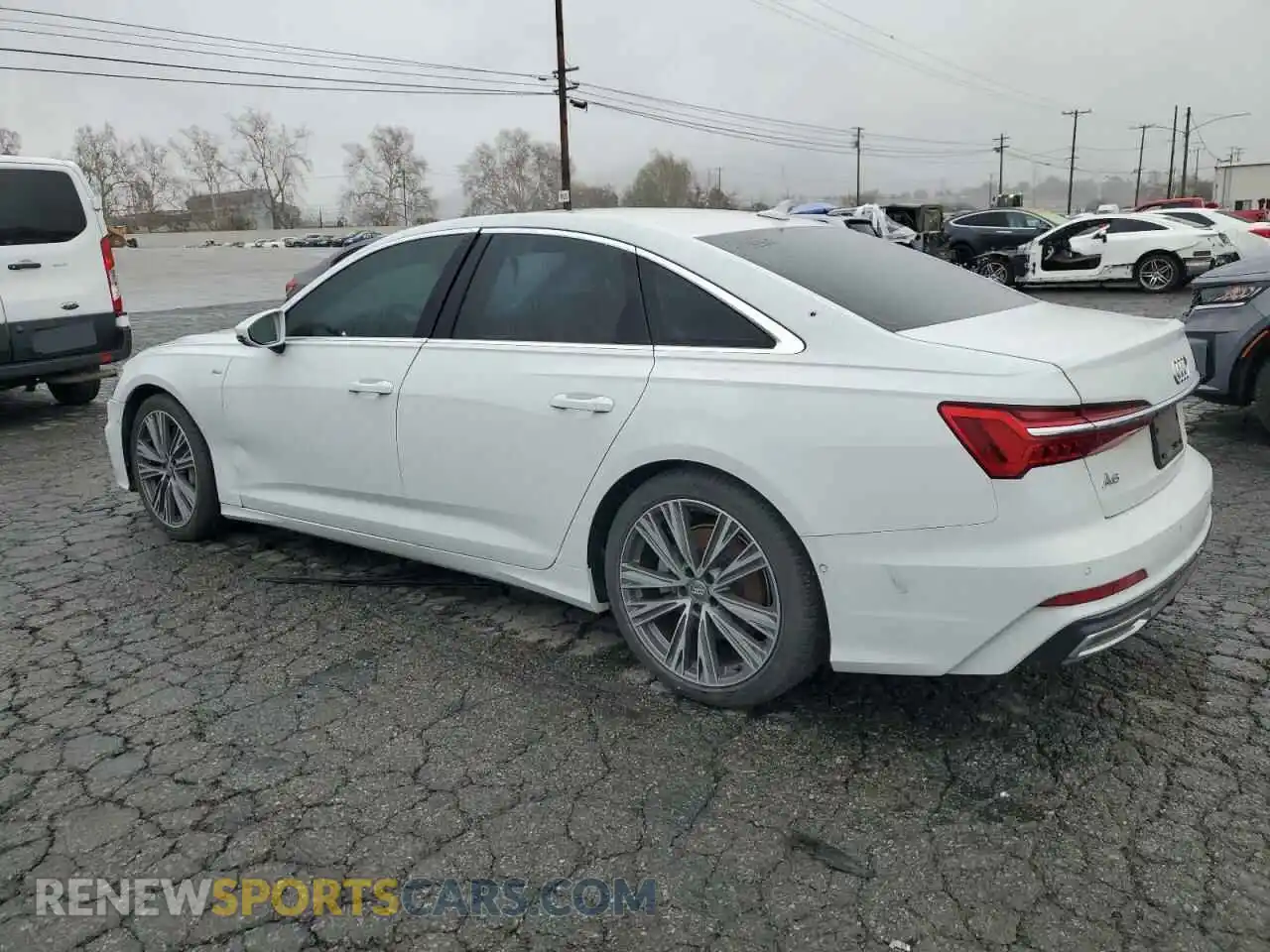 2 Photograph of a damaged car WAUL2AF21KN065741 AUDI A6 2019