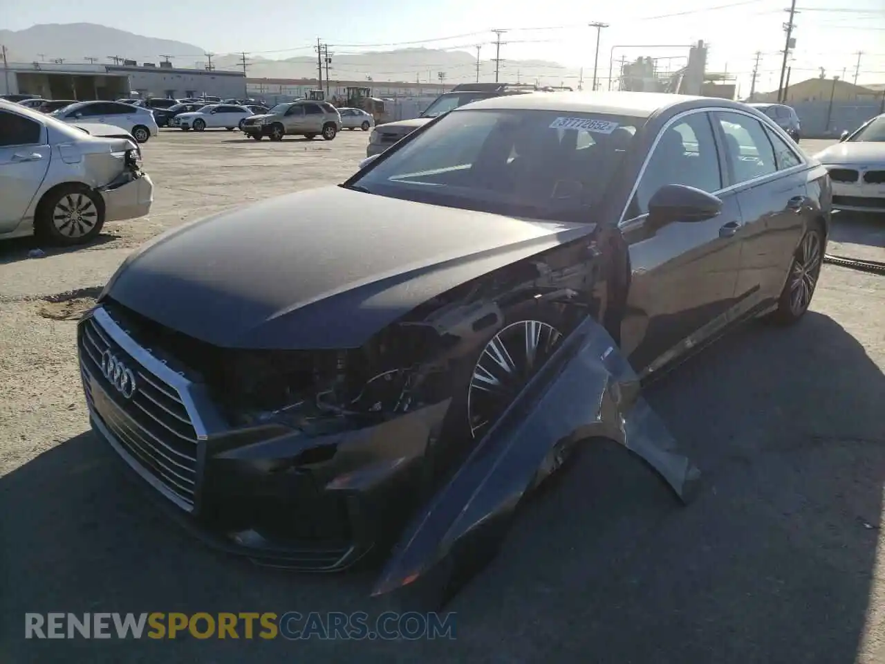 2 Photograph of a damaged car WAUL2AF21KN075752 AUDI A6 2019