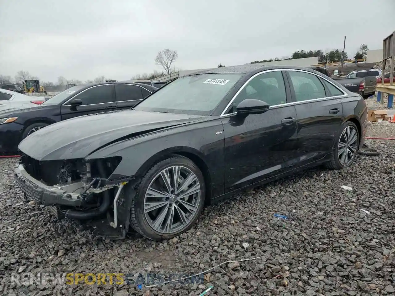 1 Photograph of a damaged car WAUL2AF22KN074125 AUDI A6 2019