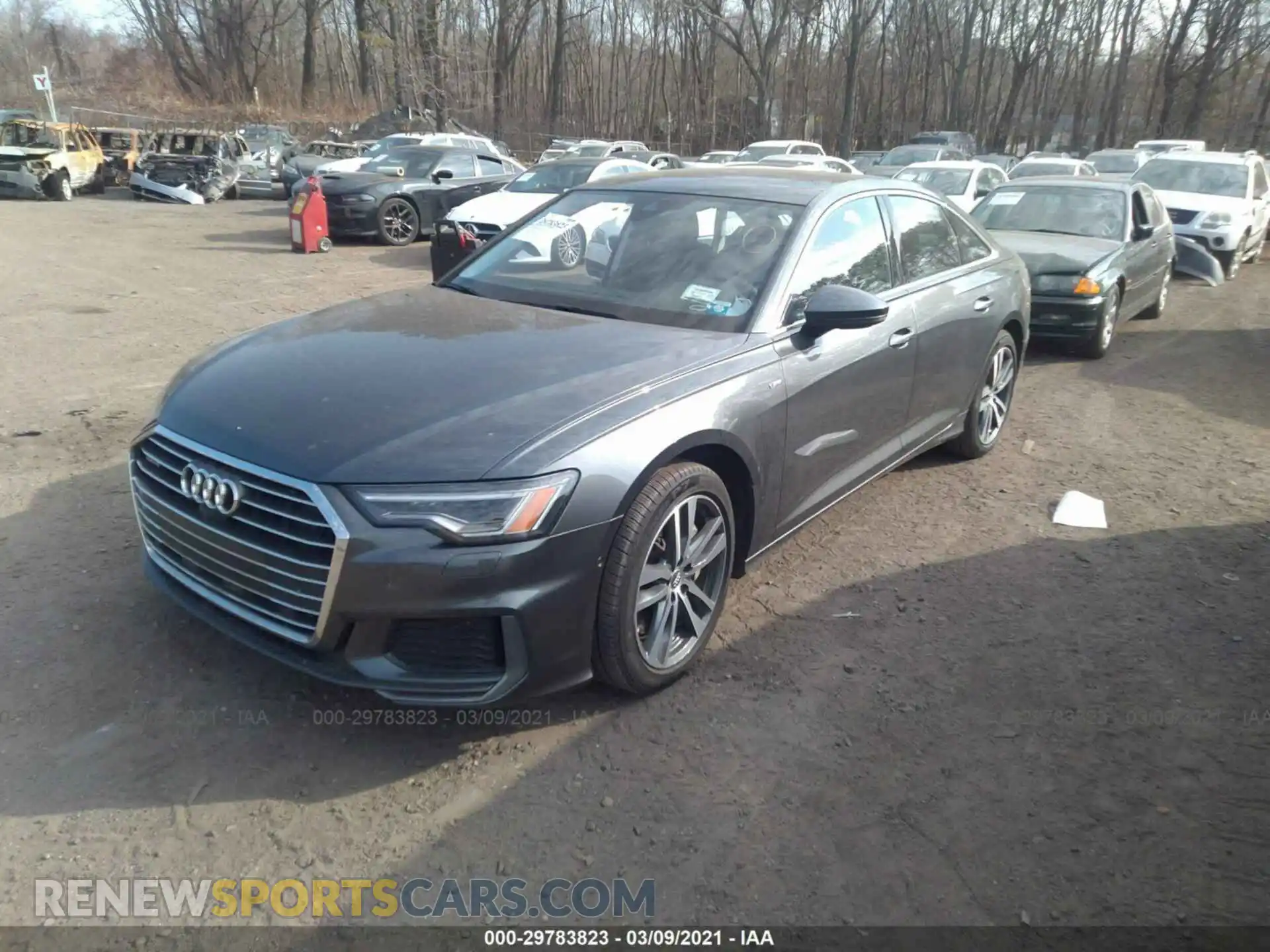 2 Photograph of a damaged car WAUL2AF22KN102408 AUDI A6 2019