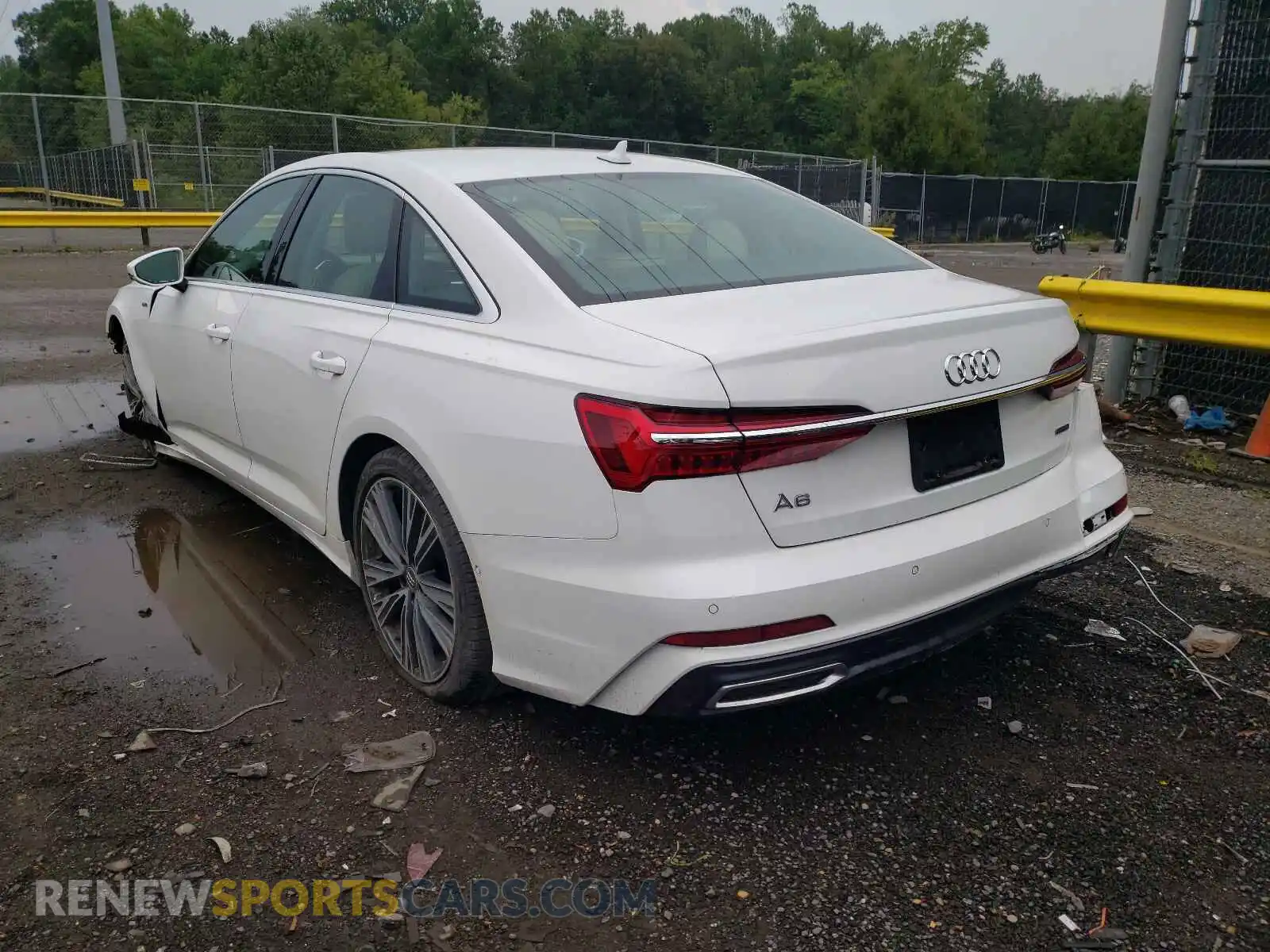 3 fotografías del automóvil dañado WAUL2AF22KN122089 AUDI A6 2019