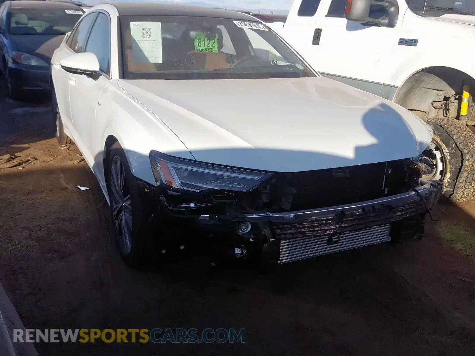 1 Photograph of a damaged car WAUL2AF23KN097641 AUDI A6 2019