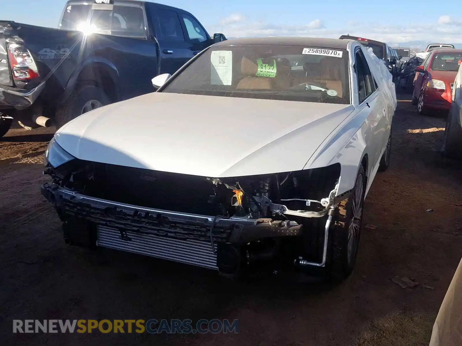 2 Photograph of a damaged car WAUL2AF23KN097641 AUDI A6 2019