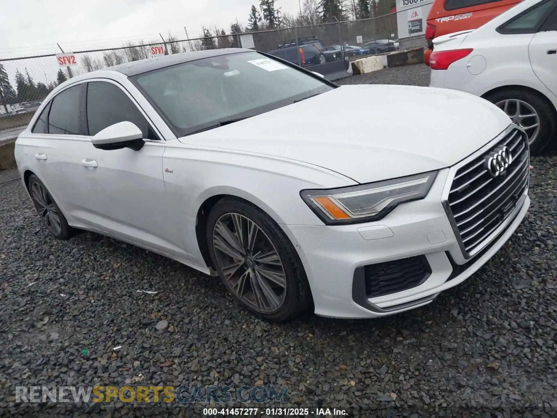 1 Photograph of a damaged car WAUL2AF23KN098594 AUDI A6 2019
