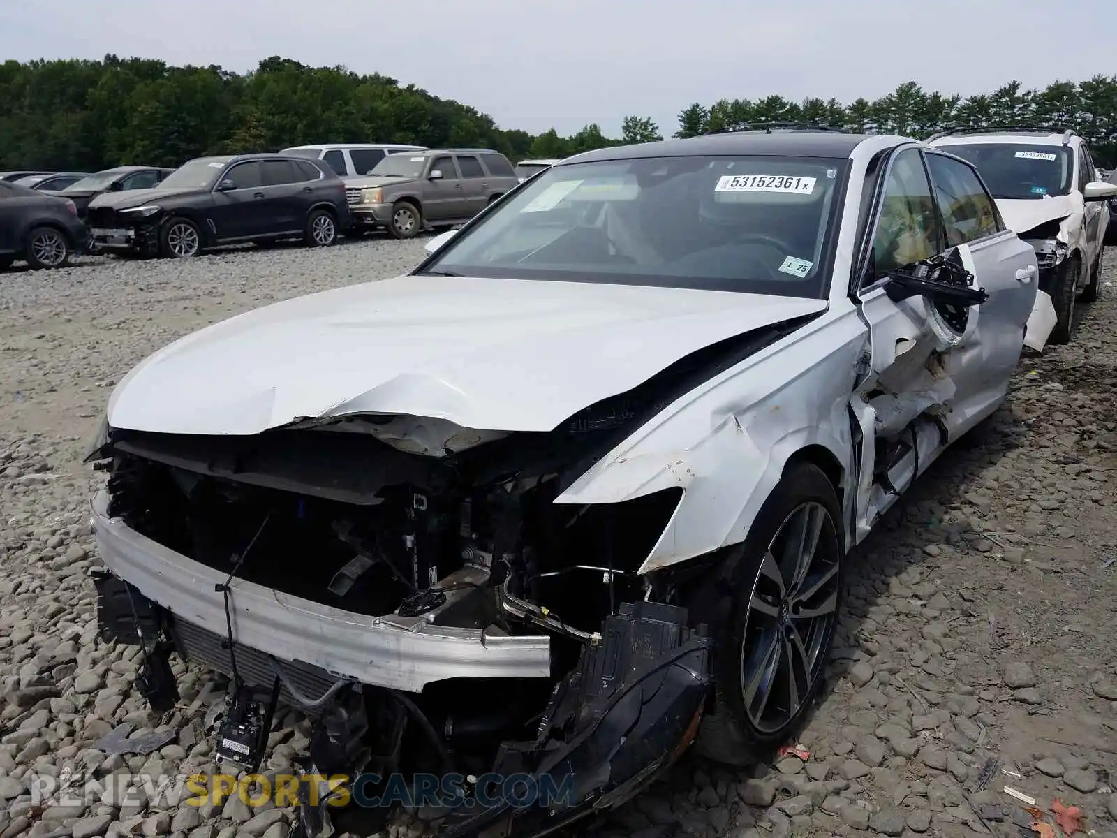 2 Photograph of a damaged car WAUL2AF23KN108539 AUDI A6 2019