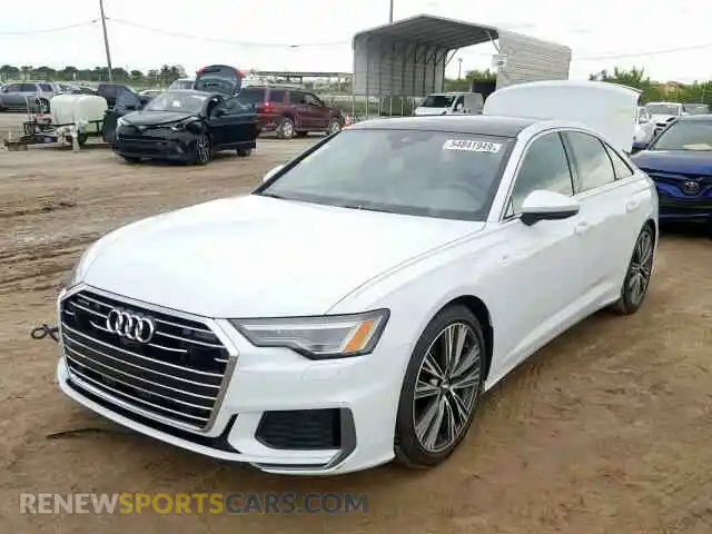 2 Photograph of a damaged car WAUL2AF24KN093730 AUDI A6 2019