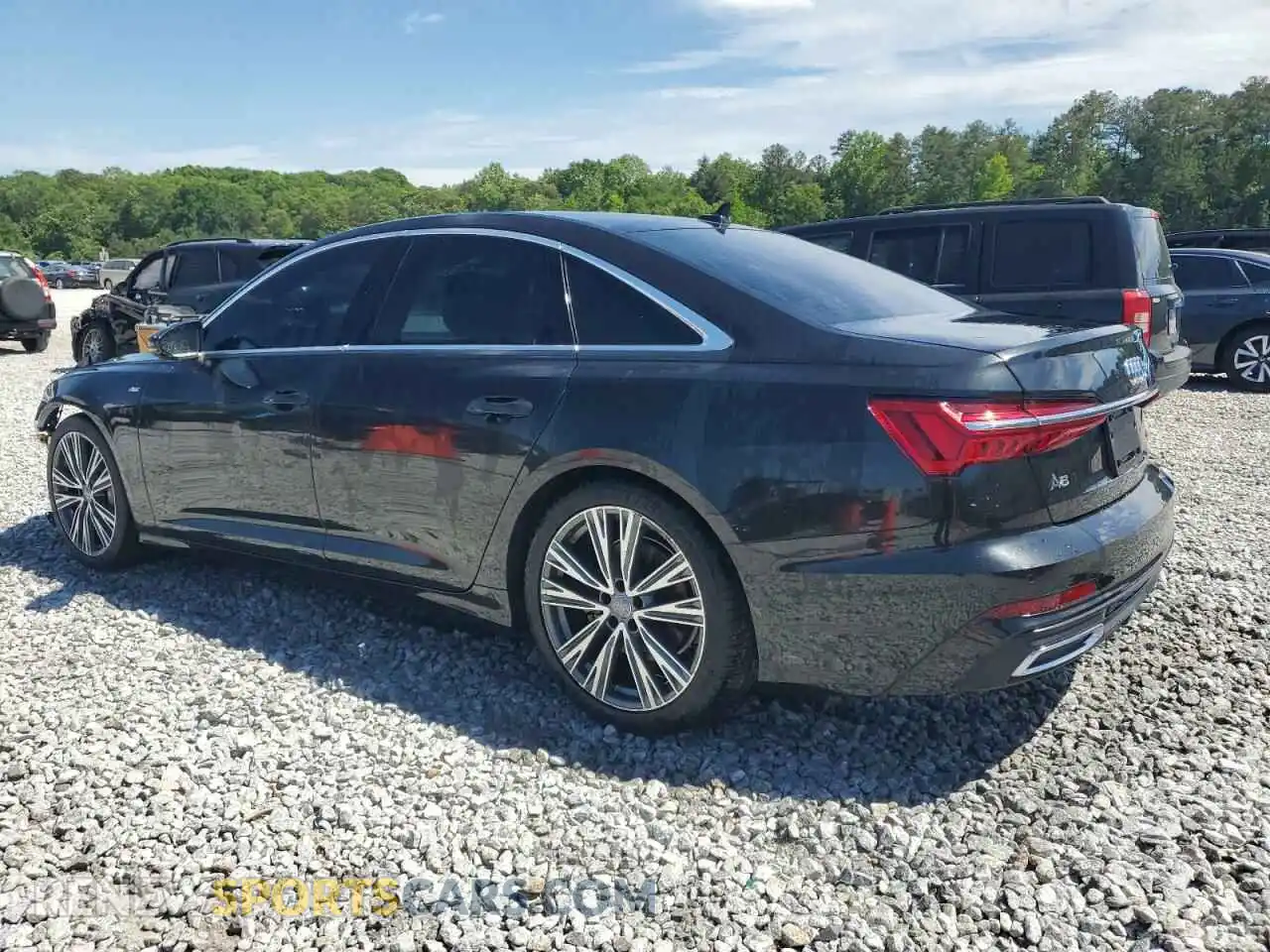 2 fotografías del automóvil dañado WAUL2AF24KN103012 AUDI A6 2019