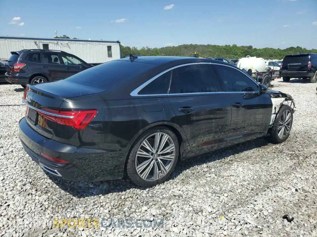 3 fotografías del automóvil dañado WAUL2AF24KN103012 AUDI A6 2019