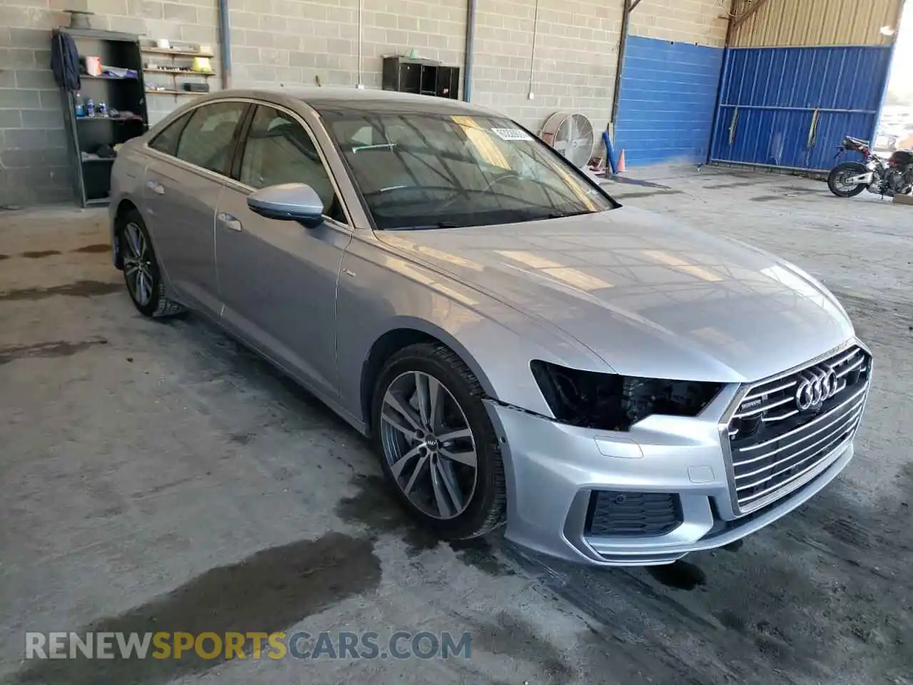 1 Photograph of a damaged car WAUL2AF25KN047100 AUDI A6 2019
