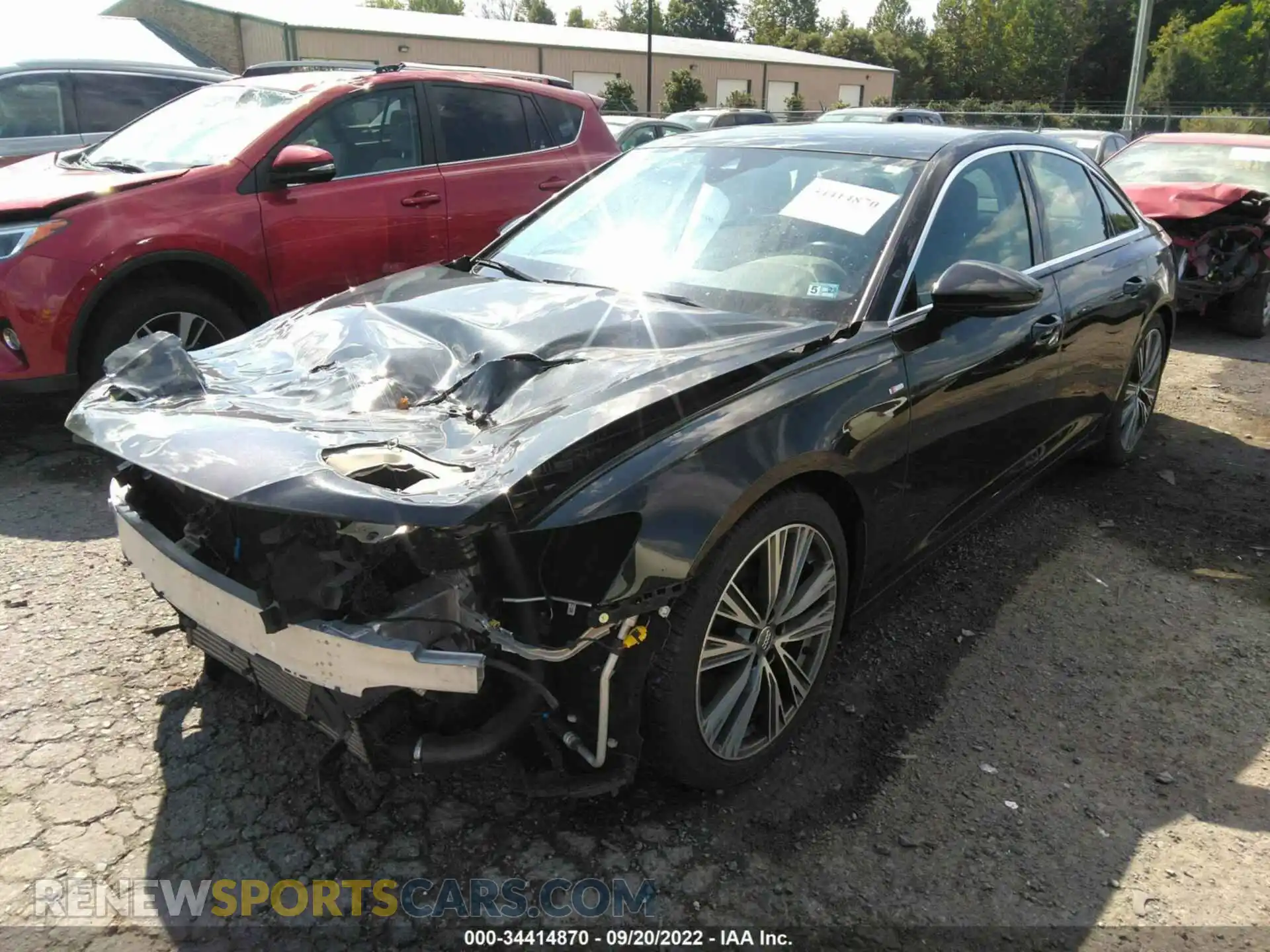 2 Photograph of a damaged car WAUL2AF25KN078959 AUDI A6 2019