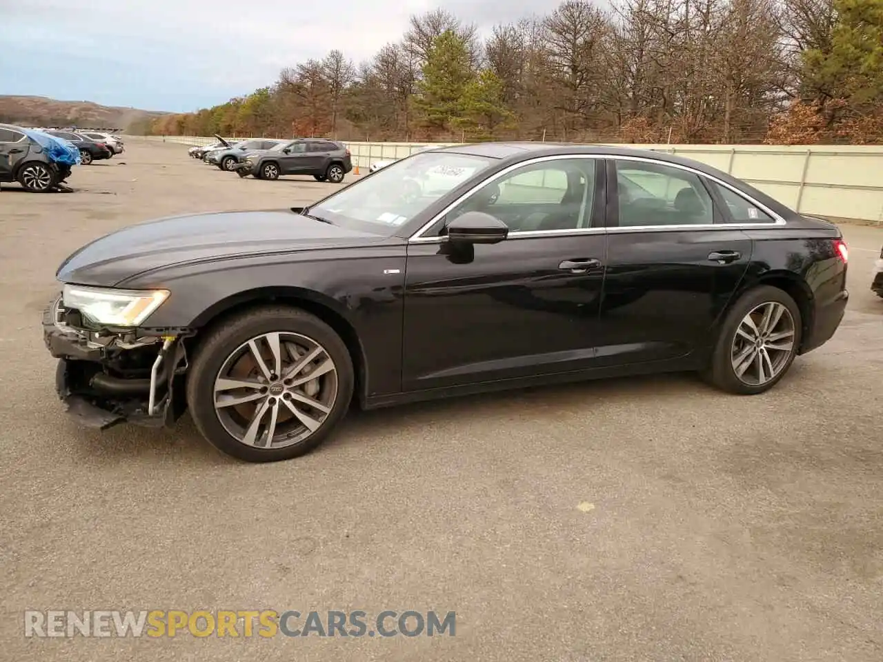 1 Photograph of a damaged car WAUL2AF25KN101589 AUDI A6 2019