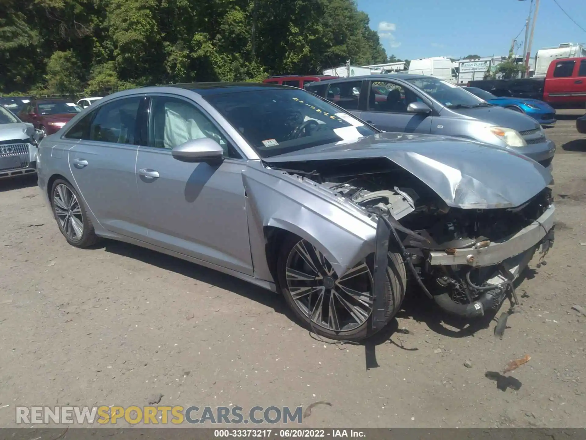 1 Photograph of a damaged car WAUL2AF26KN079070 AUDI A6 2019