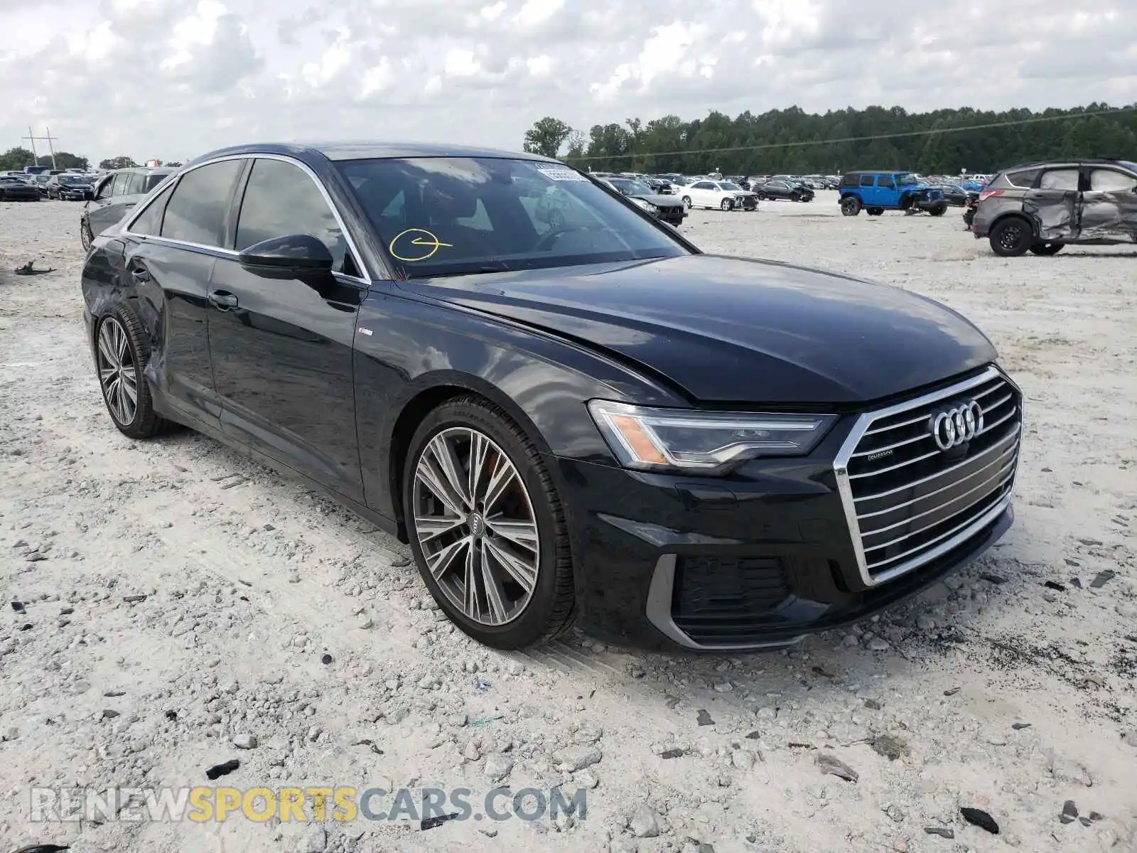 1 Photograph of a damaged car WAUL2AF26KN079845 AUDI A6 2019