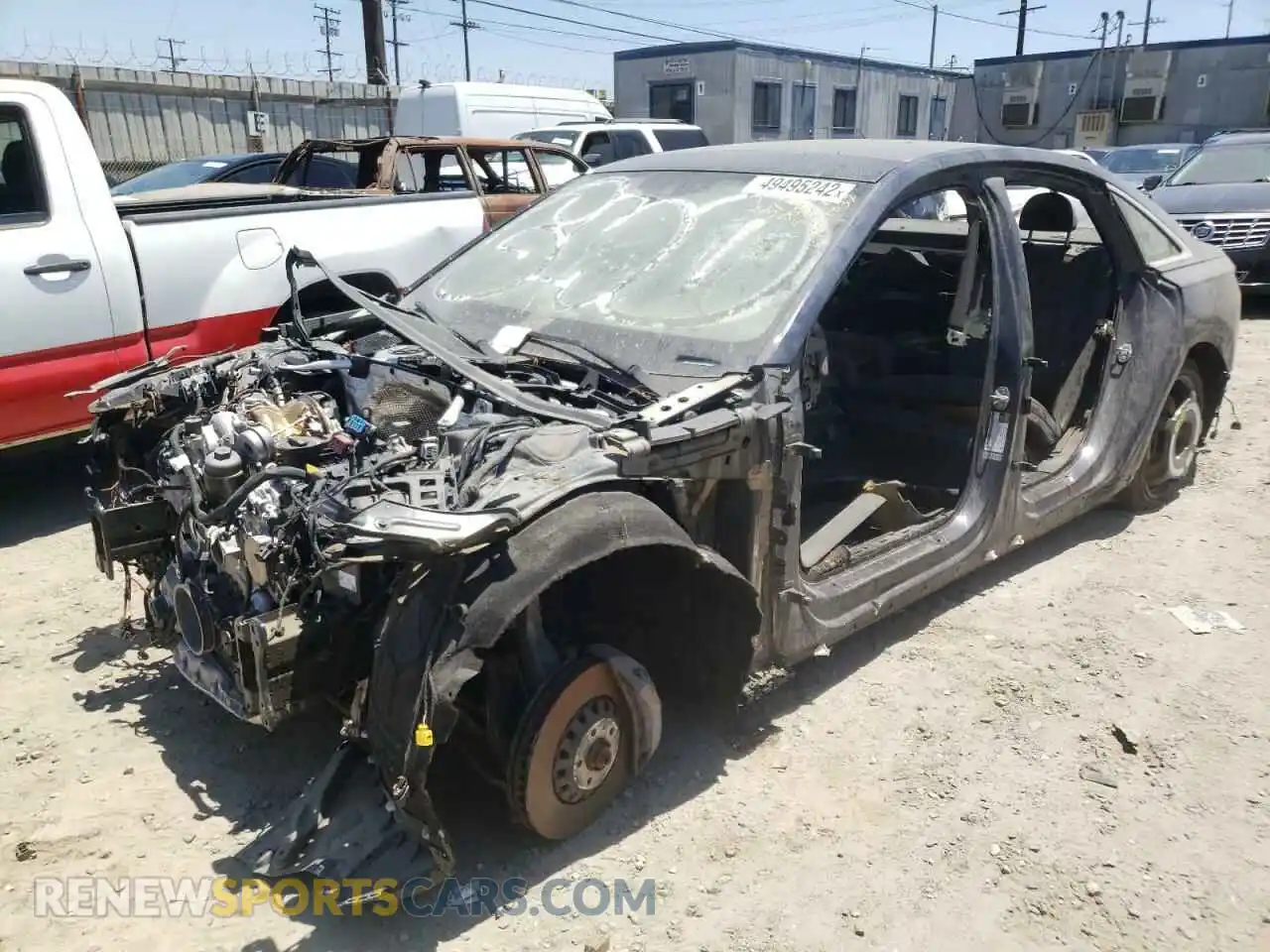 2 Photograph of a damaged car WAUL2AF26KN093888 AUDI A6 2019
