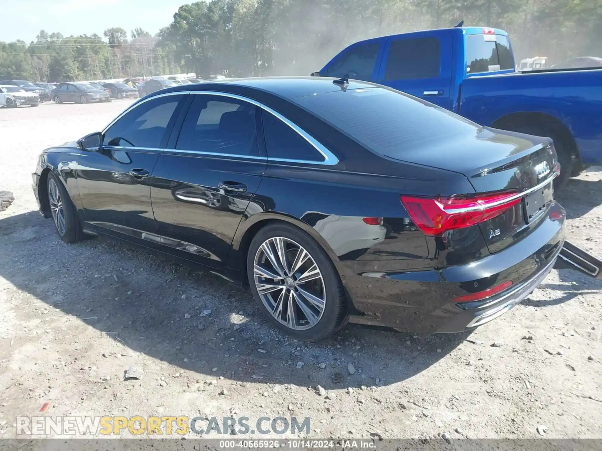 3 fotografías del automóvil dañado WAUL2AF26KN094197 AUDI A6 2019