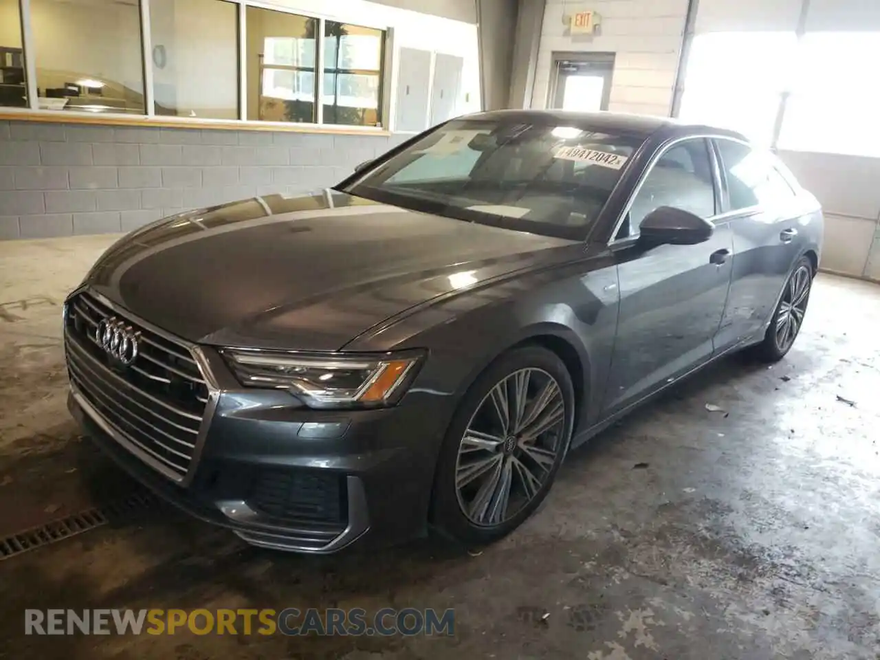 2 Photograph of a damaged car WAUL2AF27KN021372 AUDI A6 2019