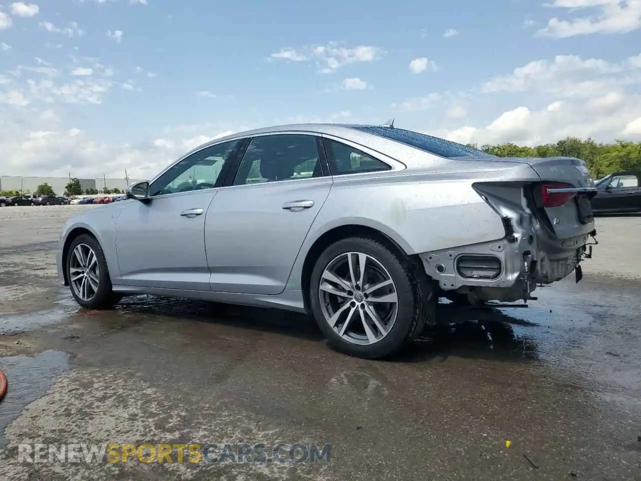2 Photograph of a damaged car WAUL2AF27KN064495 AUDI A6 2019