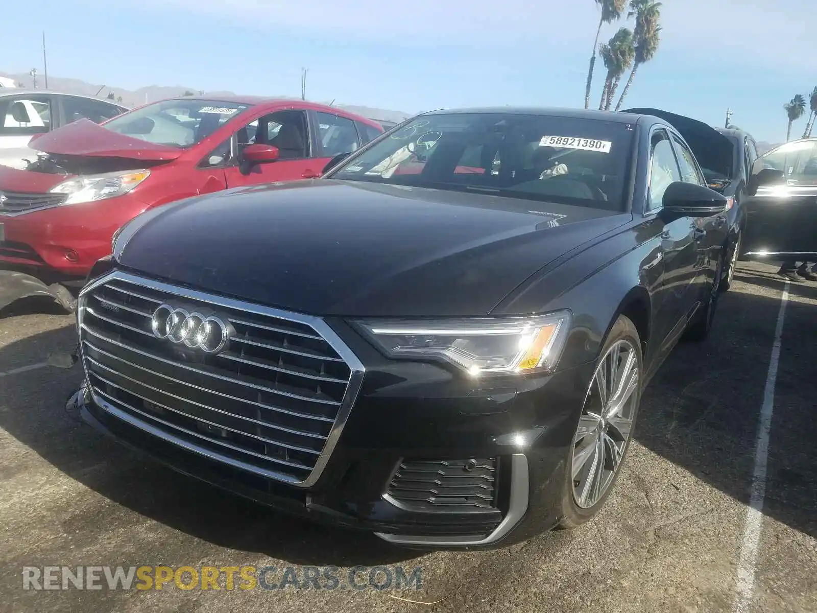 2 Photograph of a damaged car WAUL2AF27KN071995 AUDI A6 2019
