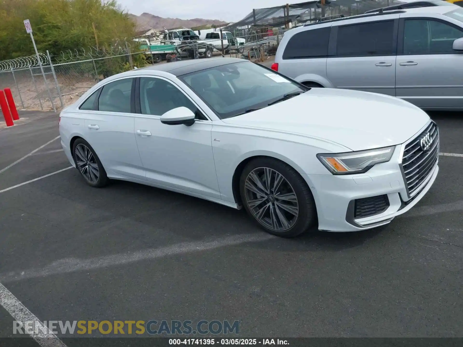 1 Photograph of a damaged car WAUL2AF28KN022417 AUDI A6 2019