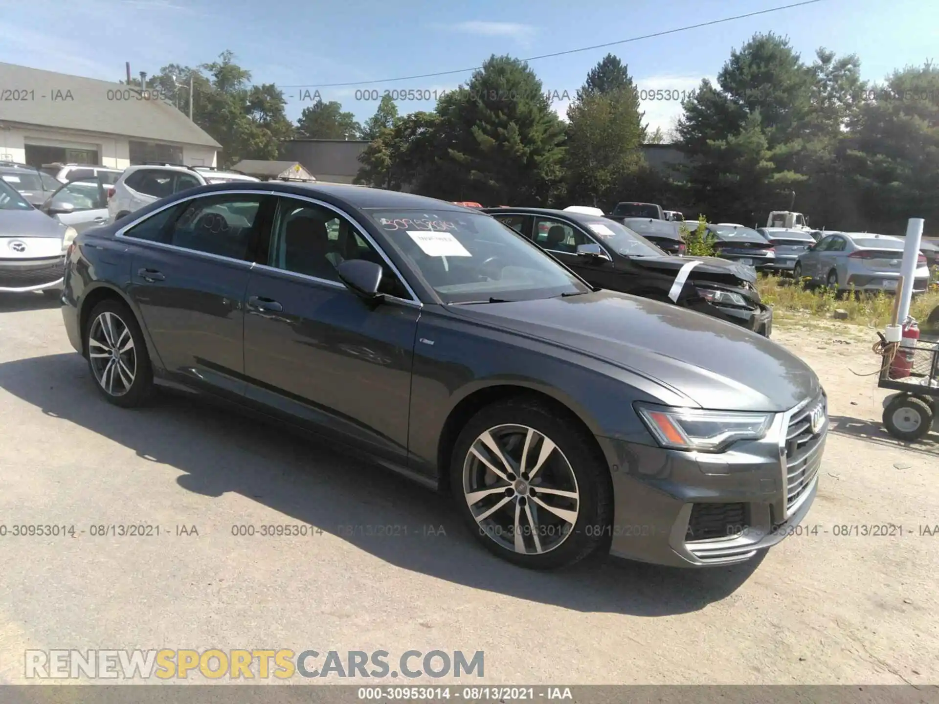 1 Photograph of a damaged car WAUL2AF28KN027648 AUDI A6 2019