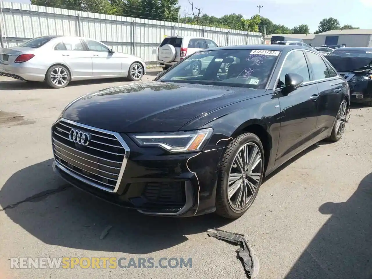 2 Photograph of a damaged car WAUL2AF29KN064370 AUDI A6 2019