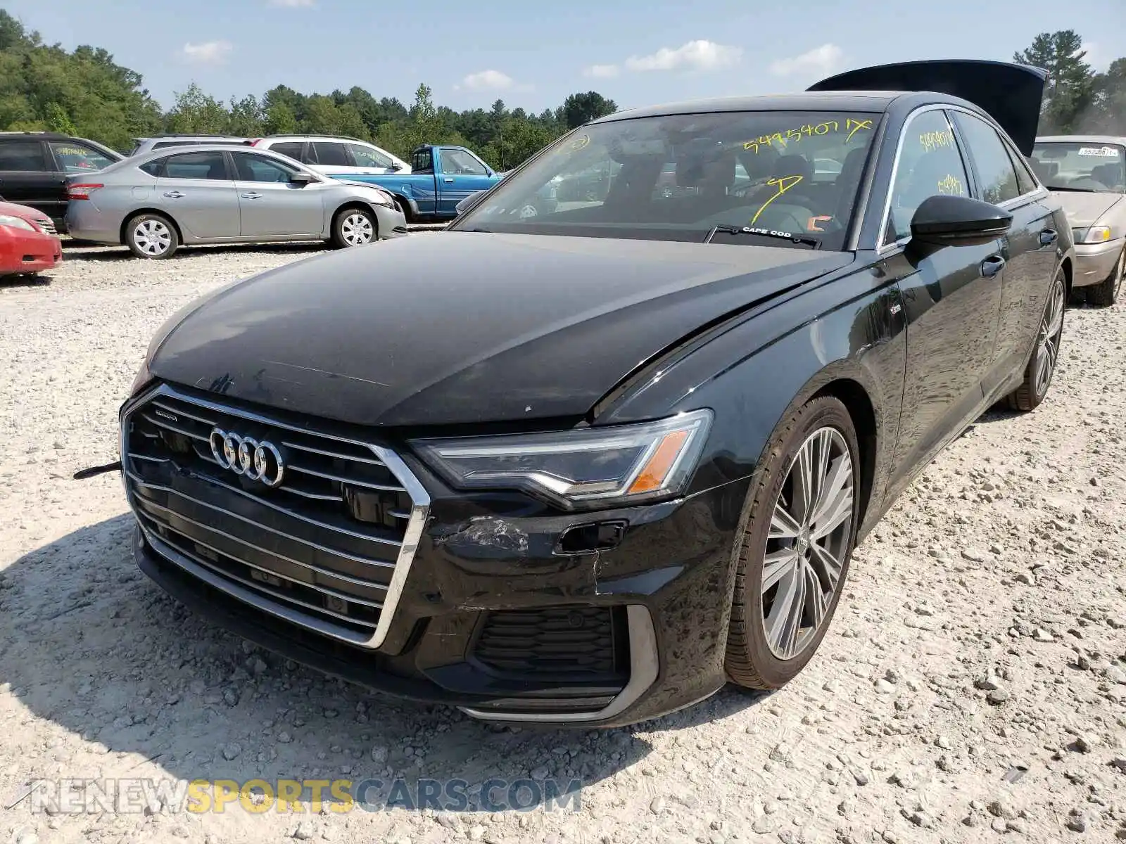 2 Photograph of a damaged car WAUL2AF2XKN016912 AUDI A6 2019
