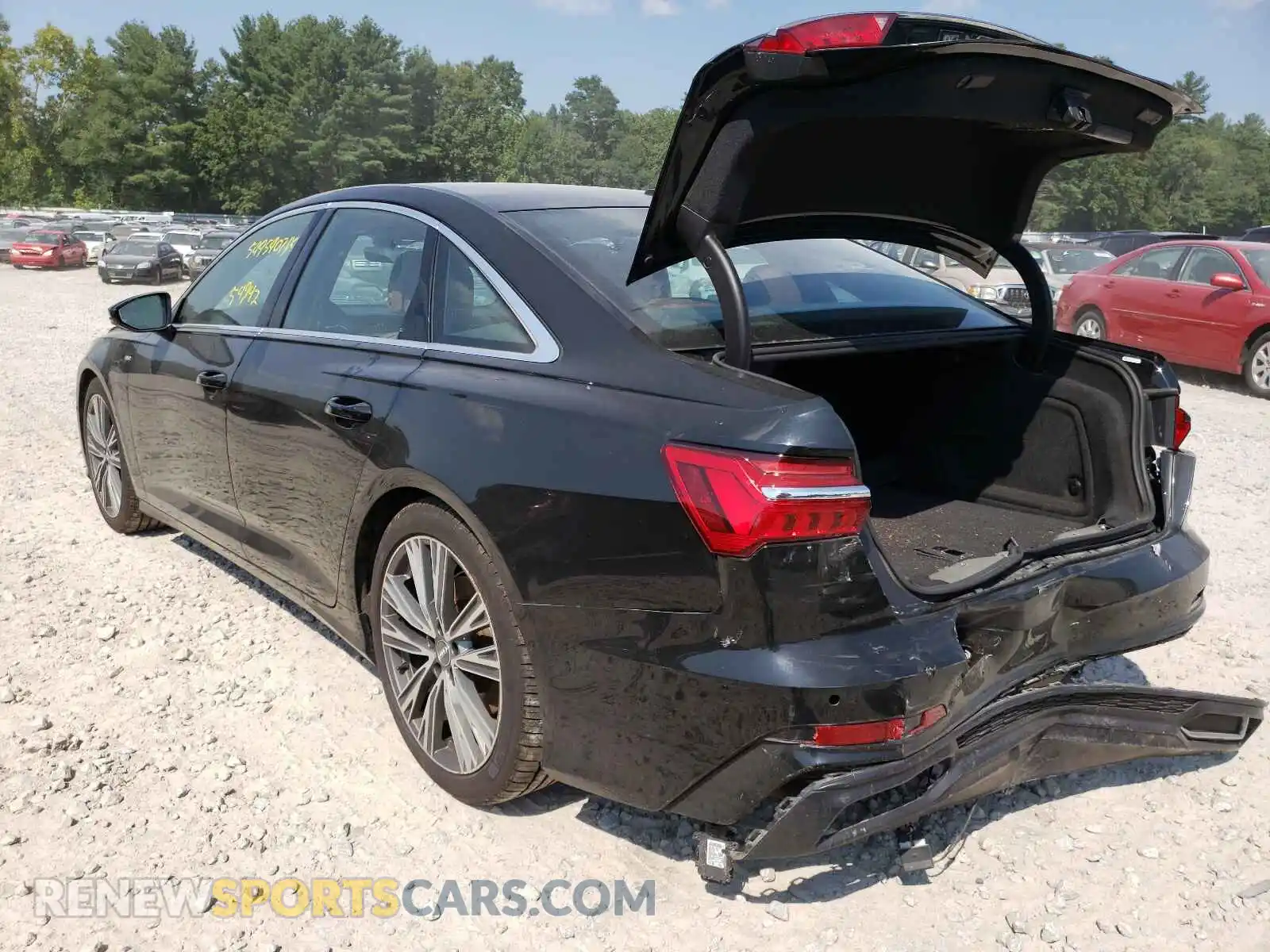 3 Photograph of a damaged car WAUL2AF2XKN016912 AUDI A6 2019