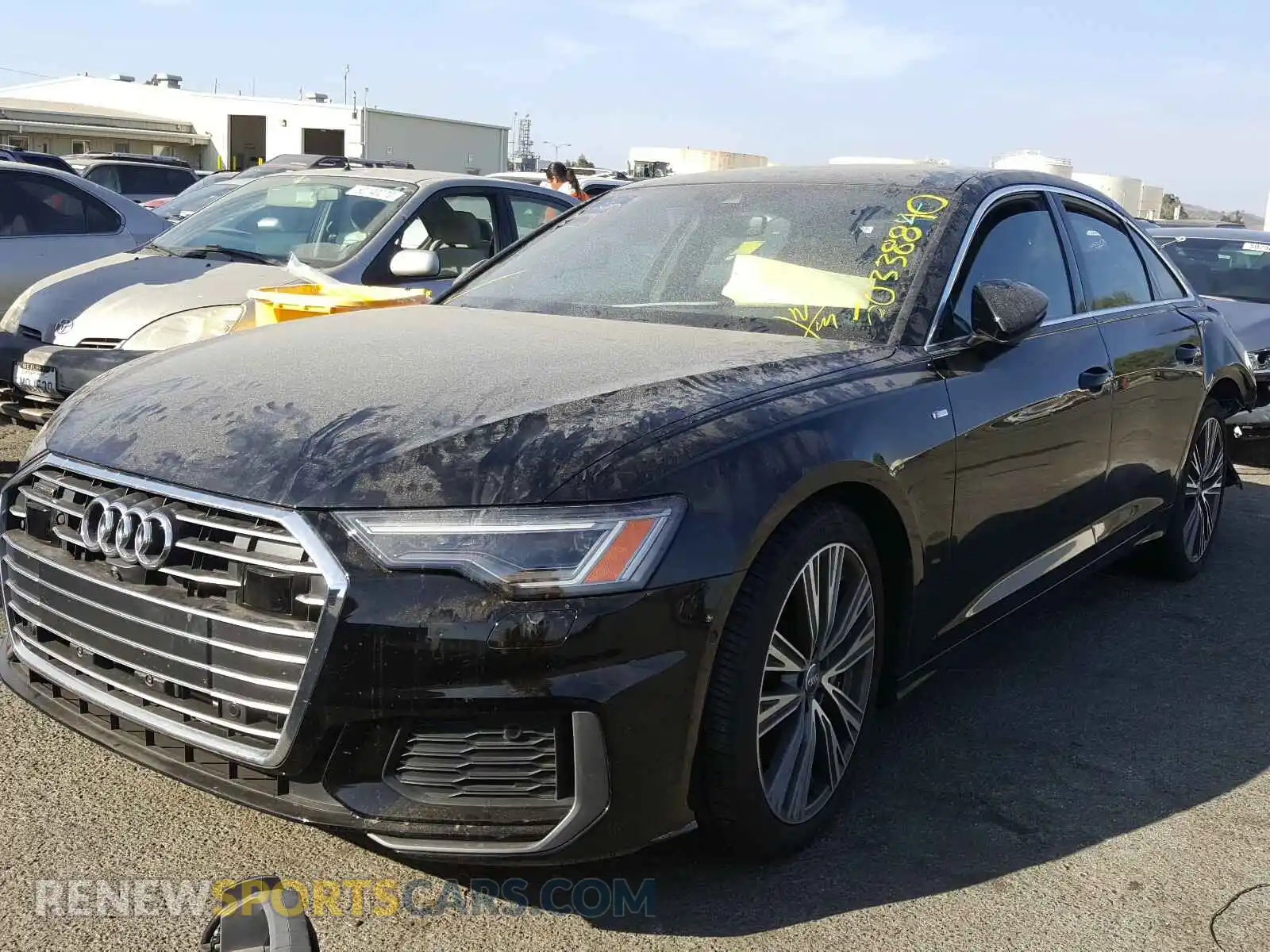 2 Photograph of a damaged car WAUL2AF2XKN044614 AUDI A6 2019