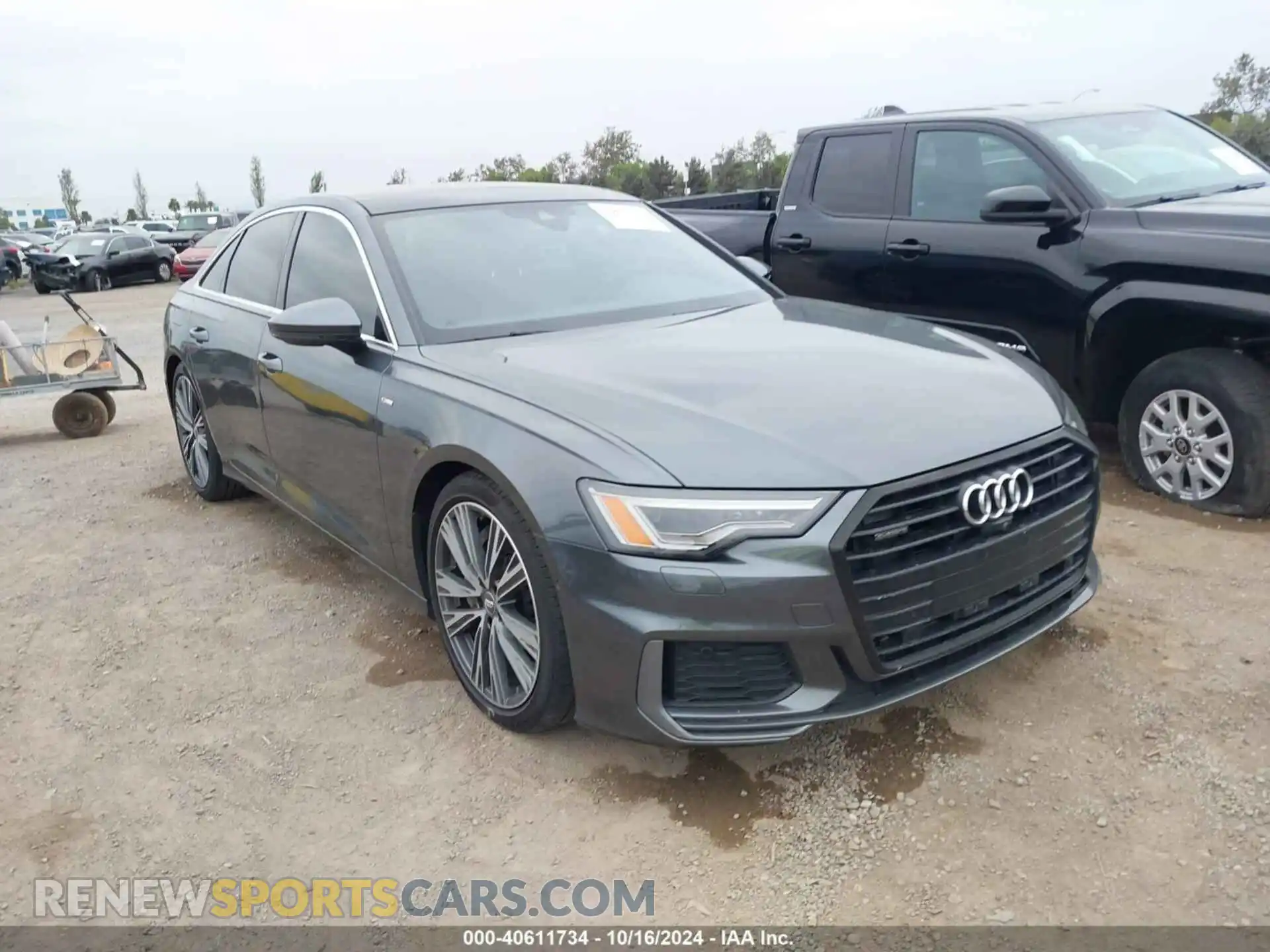 1 Photograph of a damaged car WAUL2AF2XKN095921 AUDI A6 2019