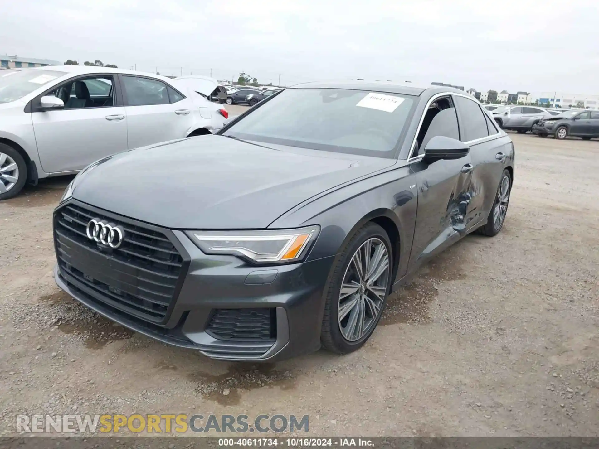 2 Photograph of a damaged car WAUL2AF2XKN095921 AUDI A6 2019