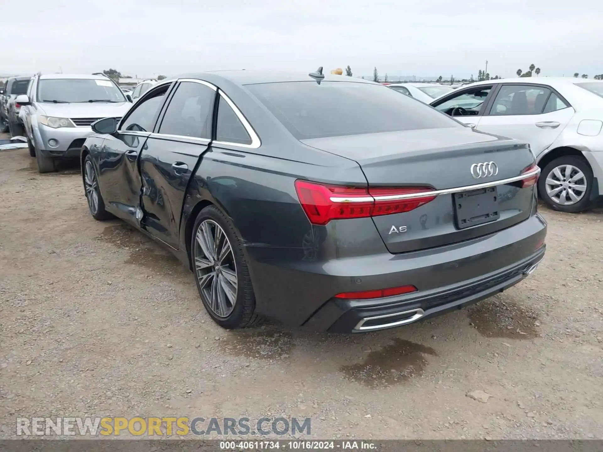 3 Photograph of a damaged car WAUL2AF2XKN095921 AUDI A6 2019