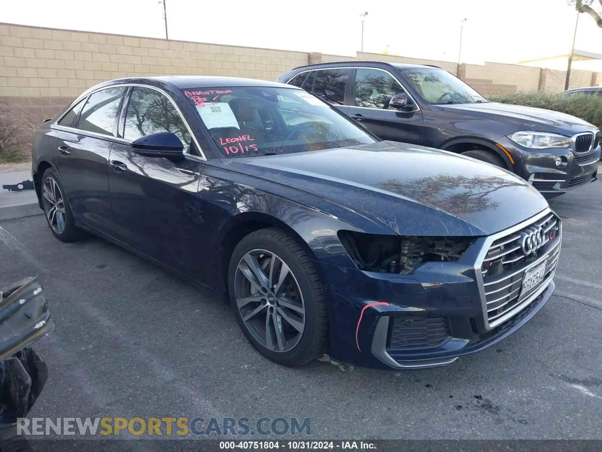 1 Photograph of a damaged car WAUL2BF28KN054757 AUDI A6 2019