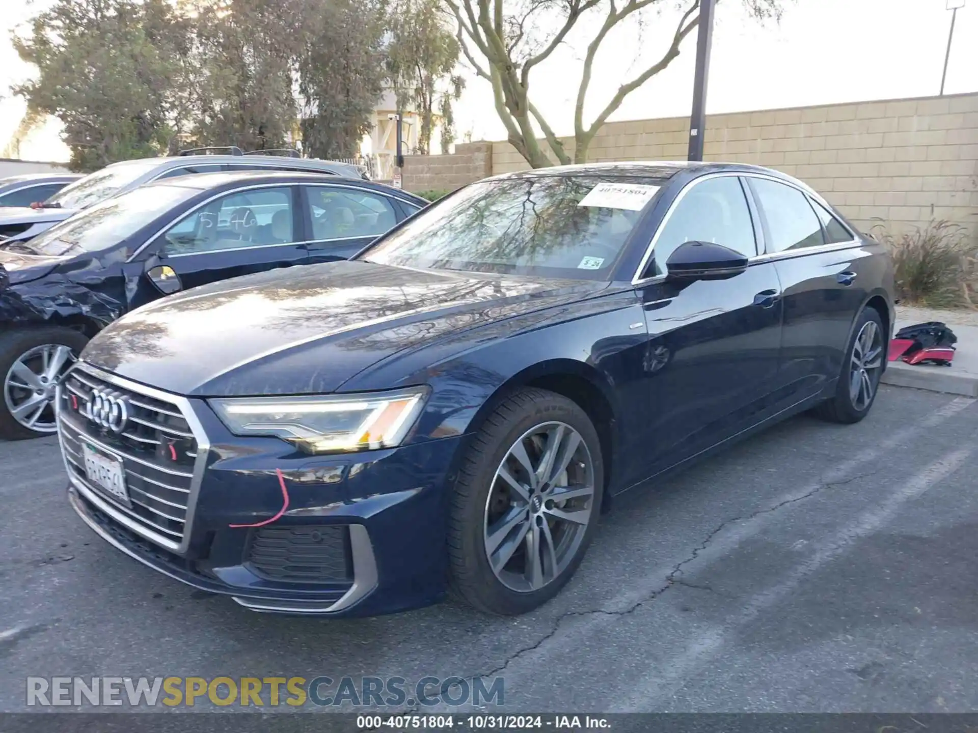2 Photograph of a damaged car WAUL2BF28KN054757 AUDI A6 2019