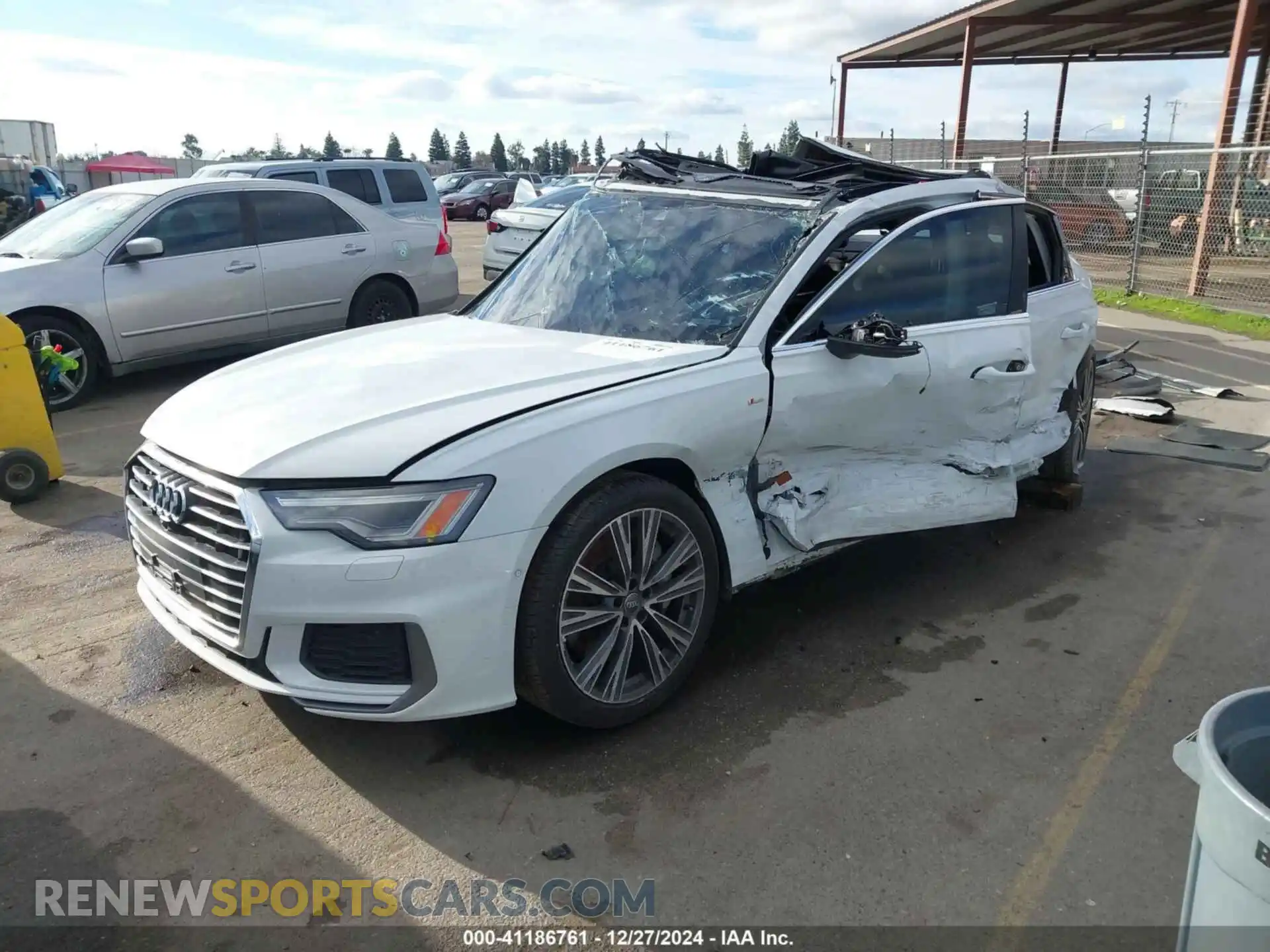 2 Photograph of a damaged car WAUL2BF2XKN096508 AUDI A6 2019