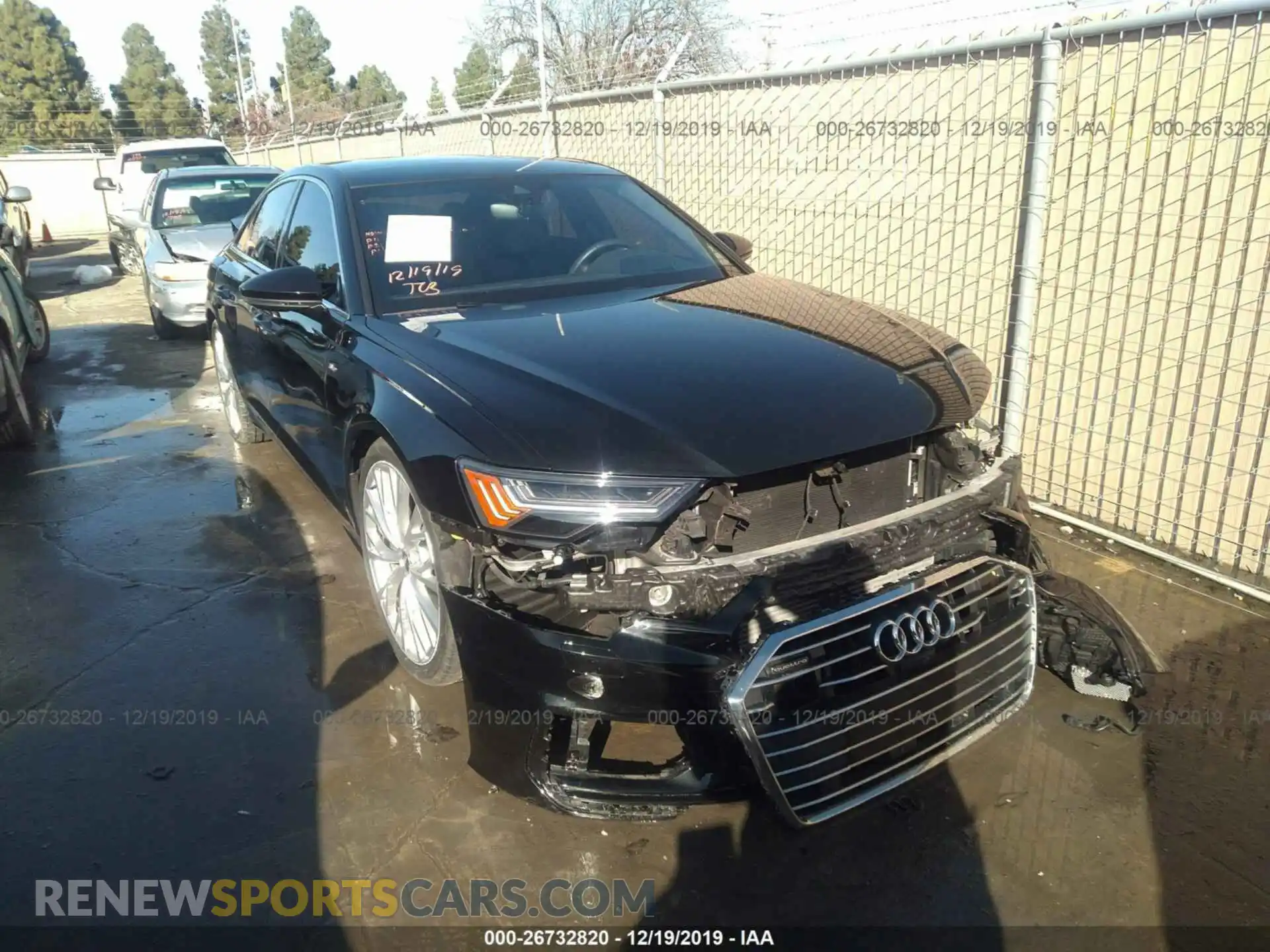 1 Photograph of a damaged car WAUM2AF22KN029870 AUDI A6 2019