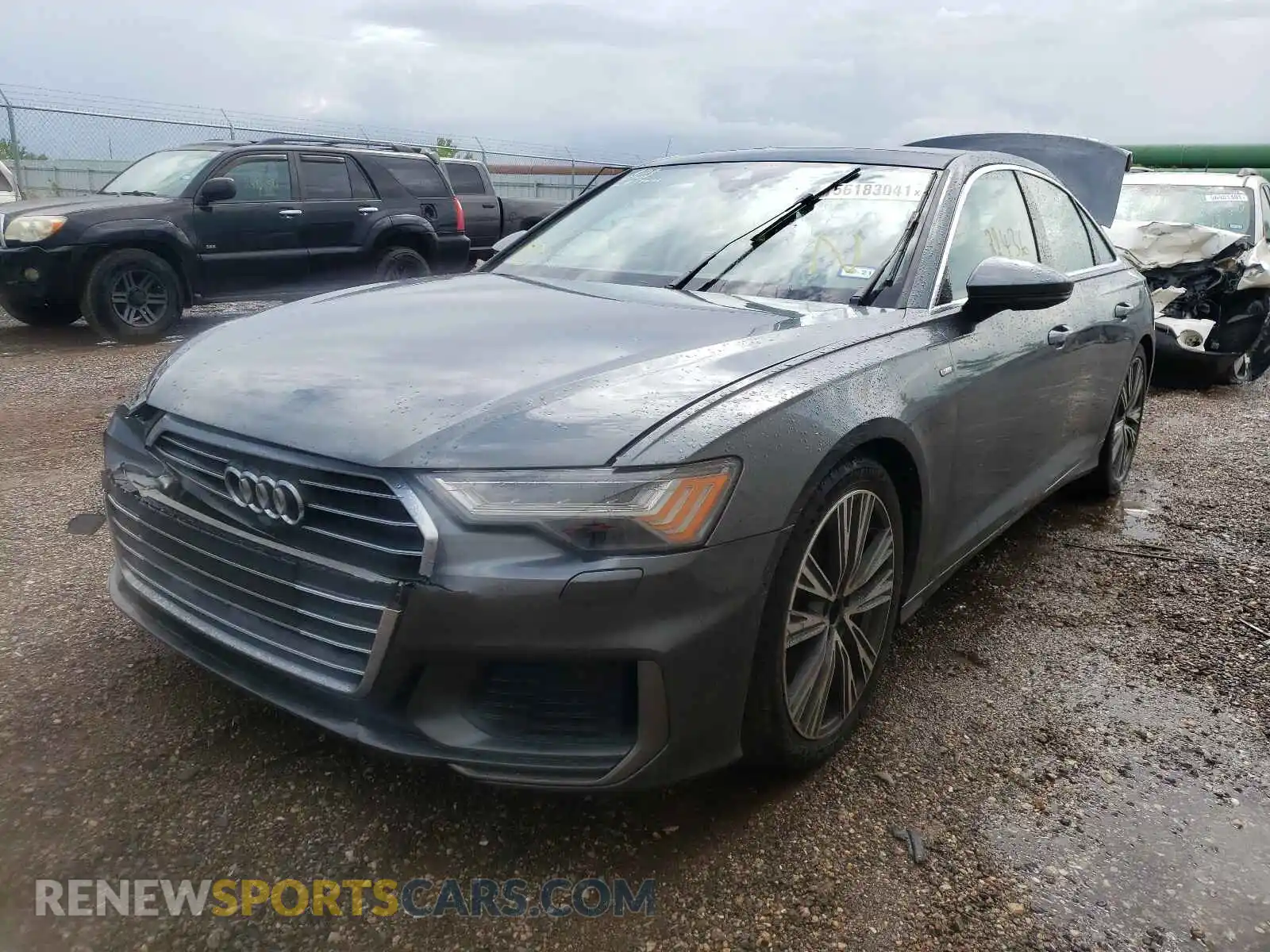 2 Photograph of a damaged car WAUM2AF22KN041601 AUDI A6 2019