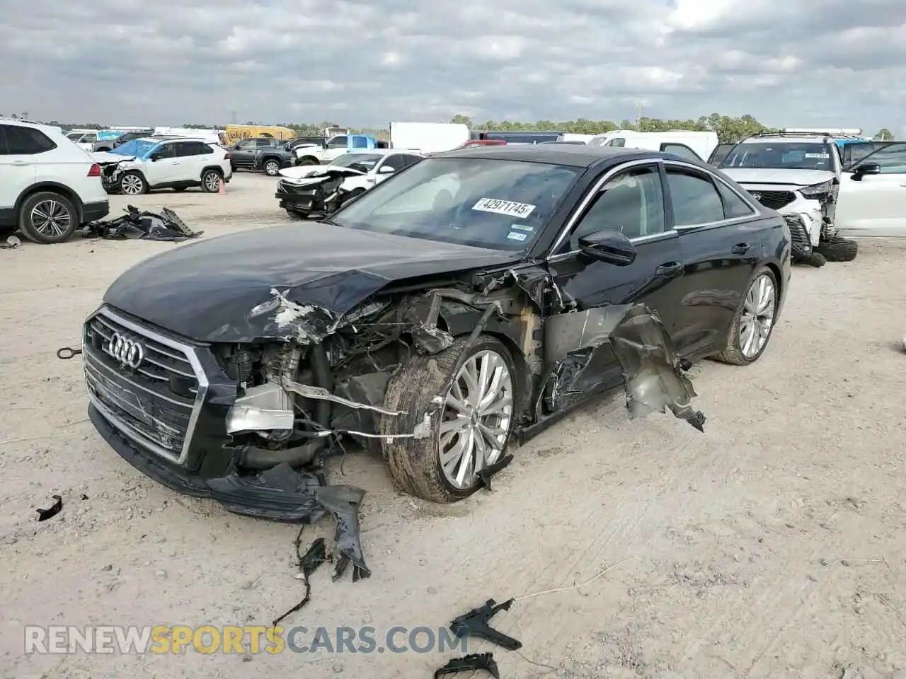 2 Photograph of a damaged car WAUM2AF23KN044734 AUDI A6 2019