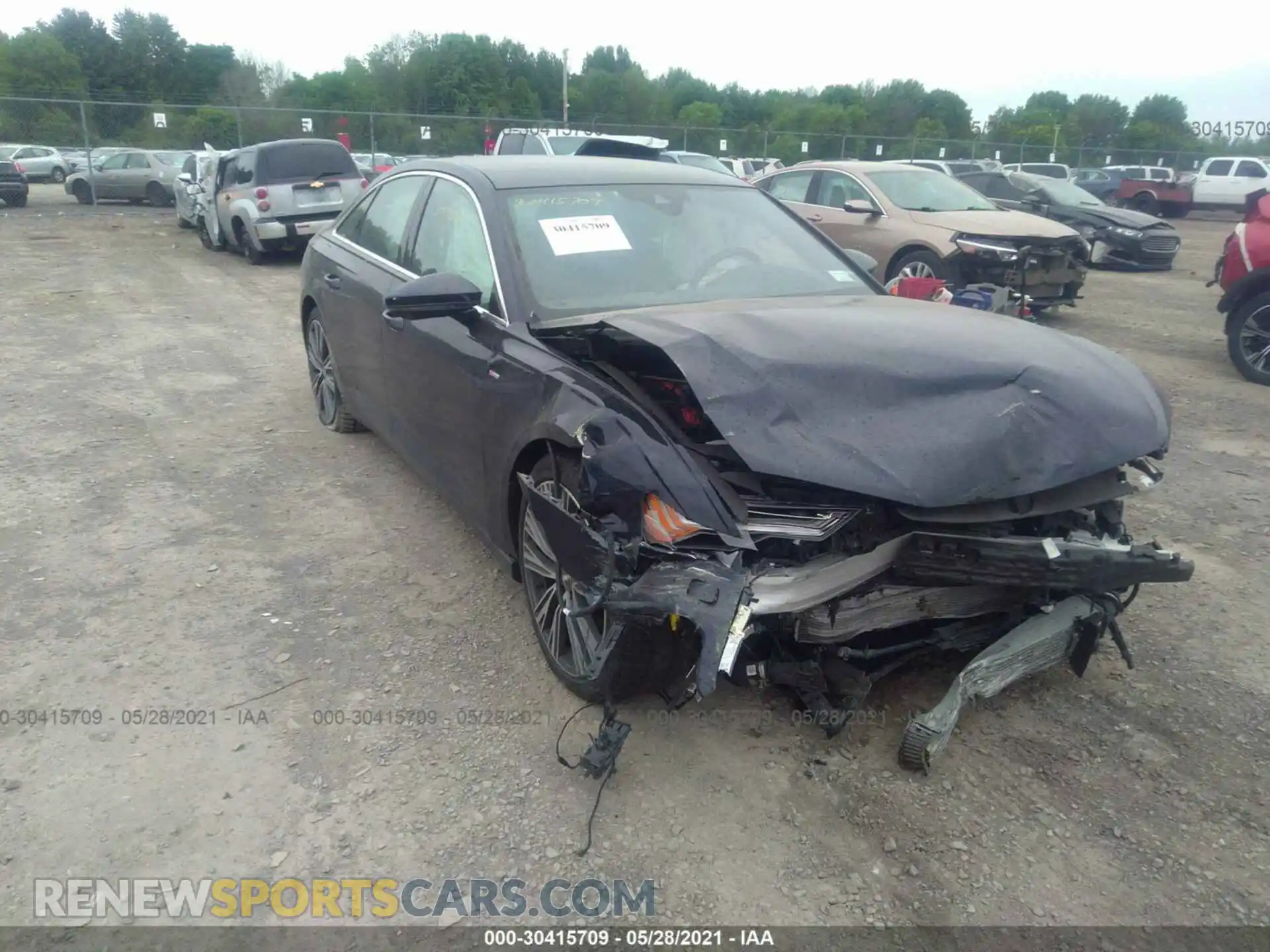 1 Photograph of a damaged car WAUM2AF23KN085364 AUDI A6 2019