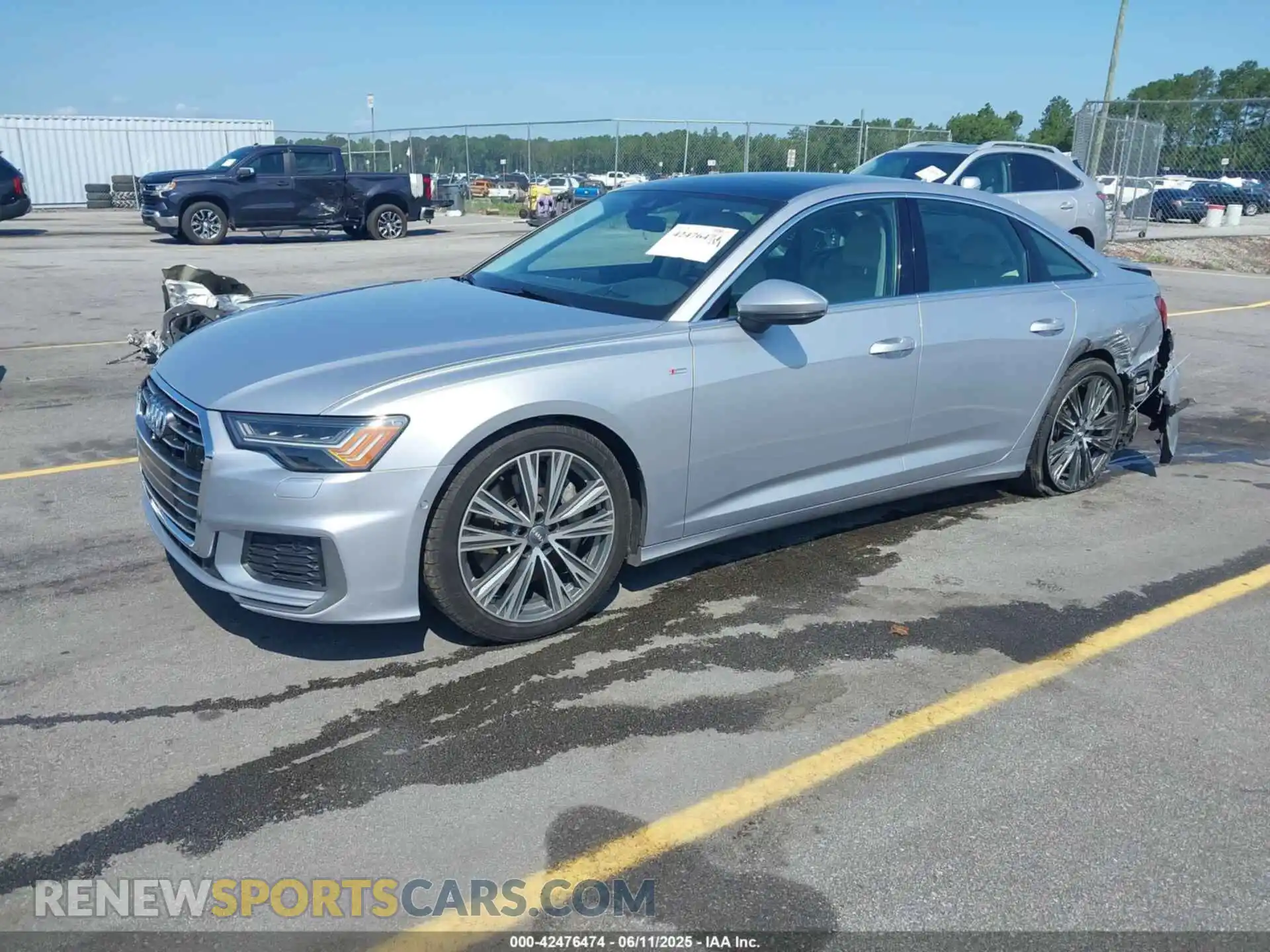 2 Photograph of a damaged car WAUM2AF24KN051949 AUDI A6 2019