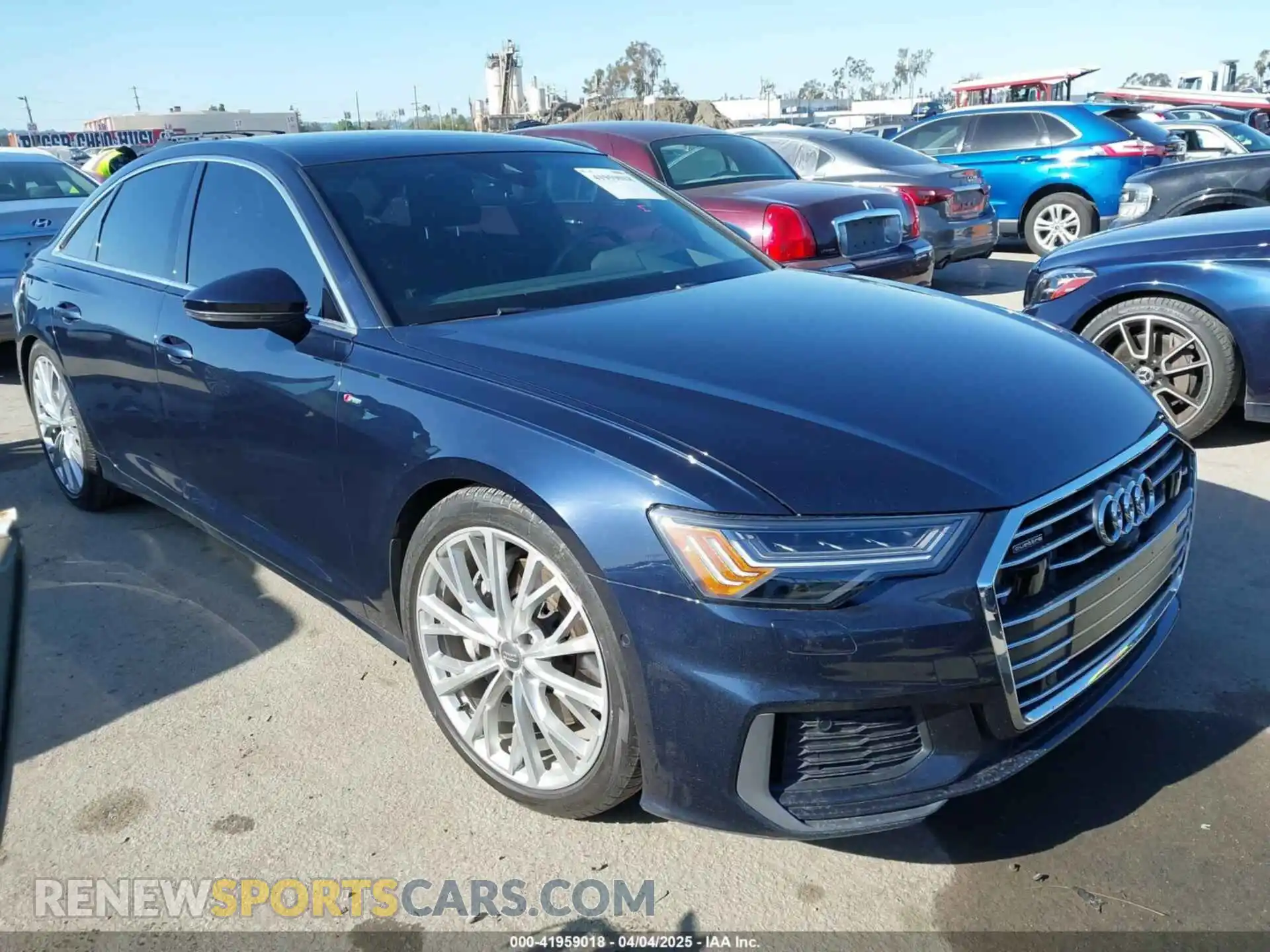 1 Photograph of a damaged car WAUM2AF25KN021116 AUDI A6 2019