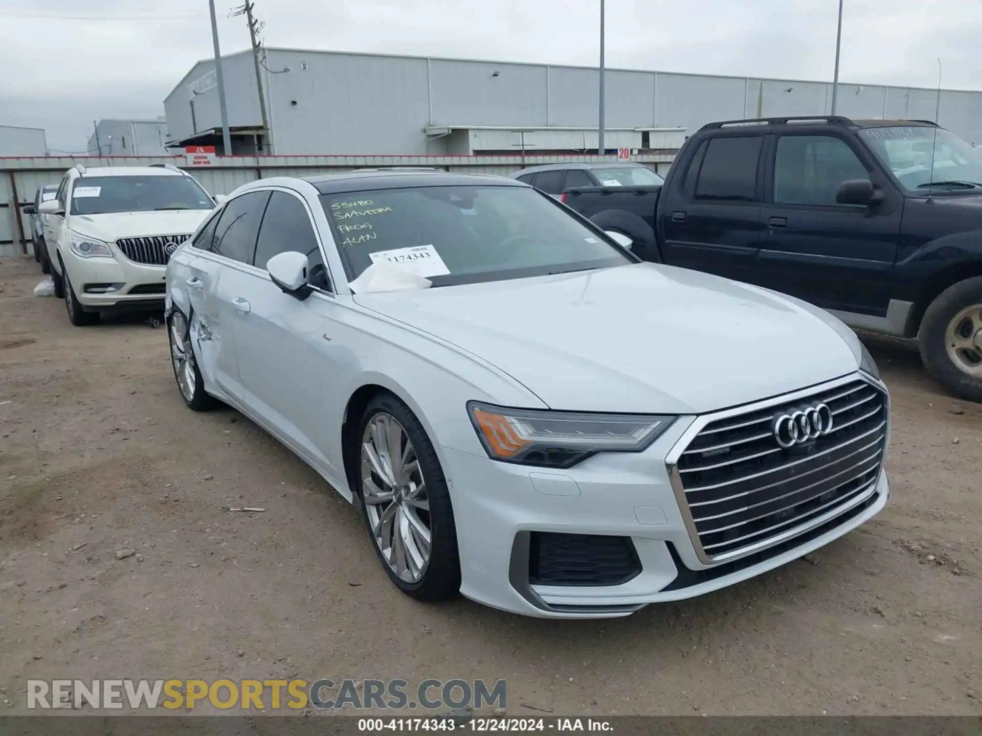 1 Photograph of a damaged car WAUM2AF26KN042444 AUDI A6 2019