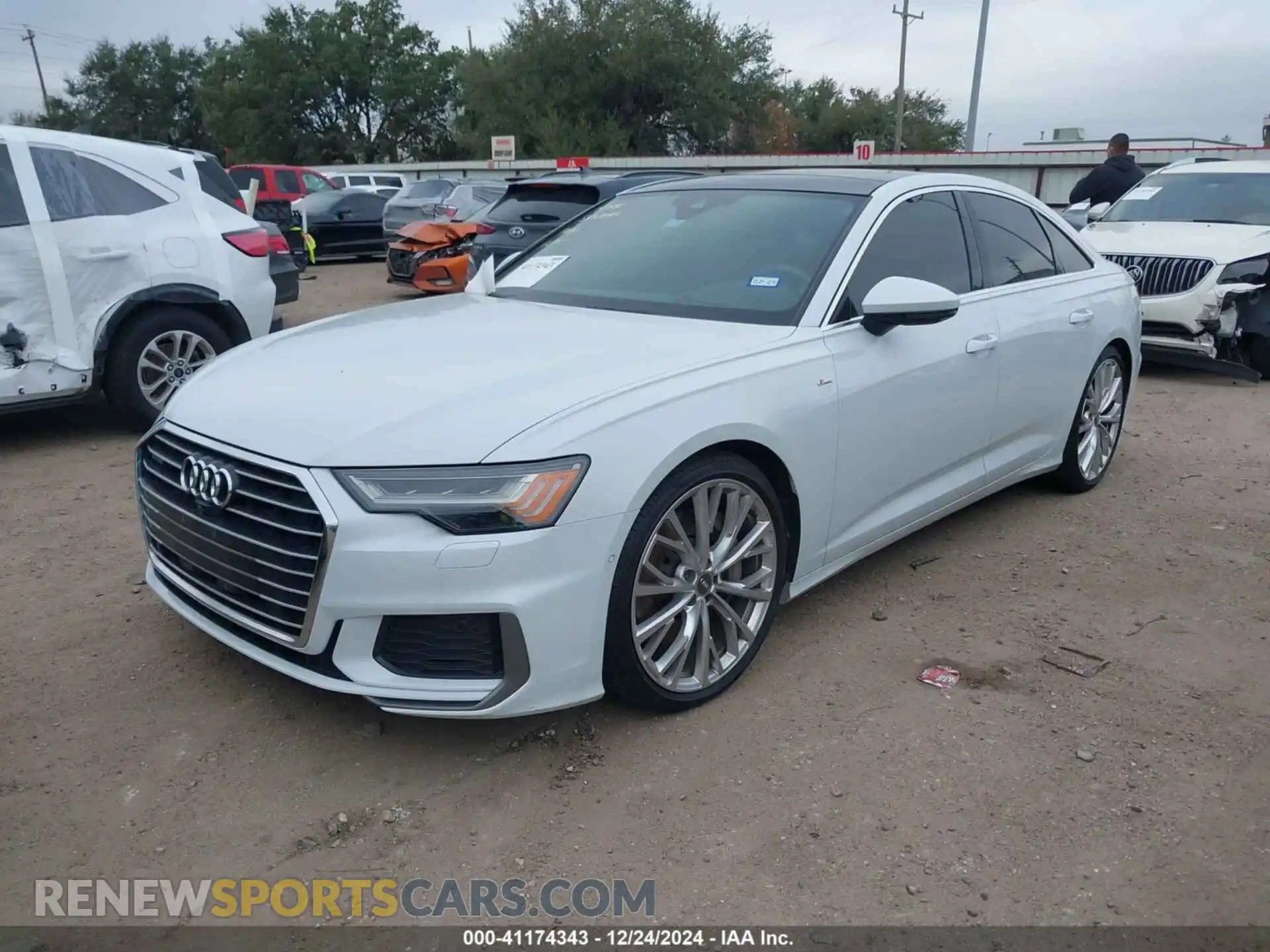2 Photograph of a damaged car WAUM2AF26KN042444 AUDI A6 2019