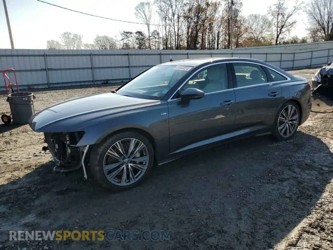 1 Photograph of a damaged car WAUM2AF26KN074195 AUDI A6 2019