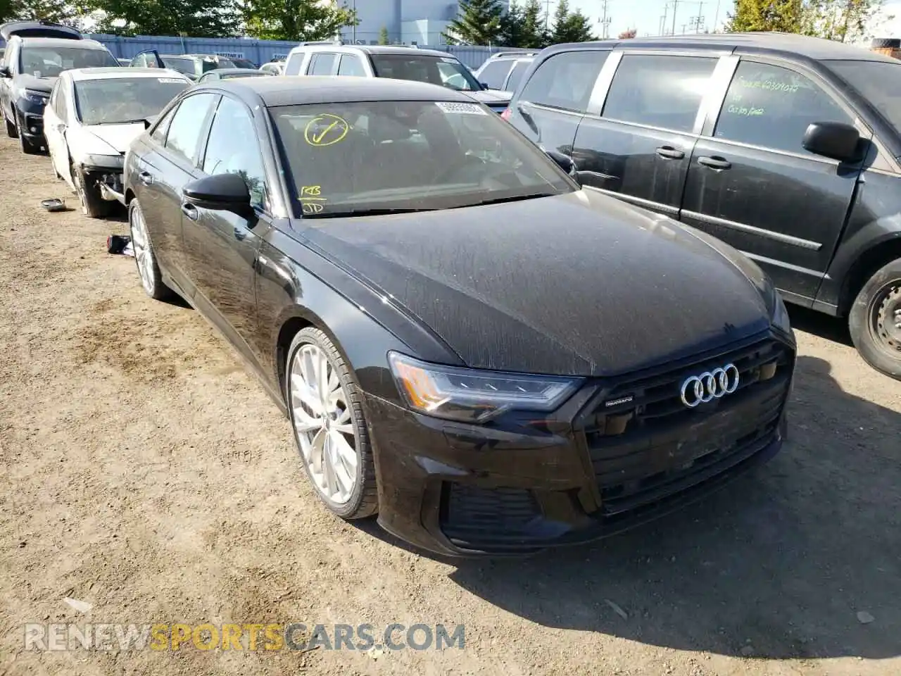1 Photograph of a damaged car WAUM2AF27KN069202 AUDI A6 2019
