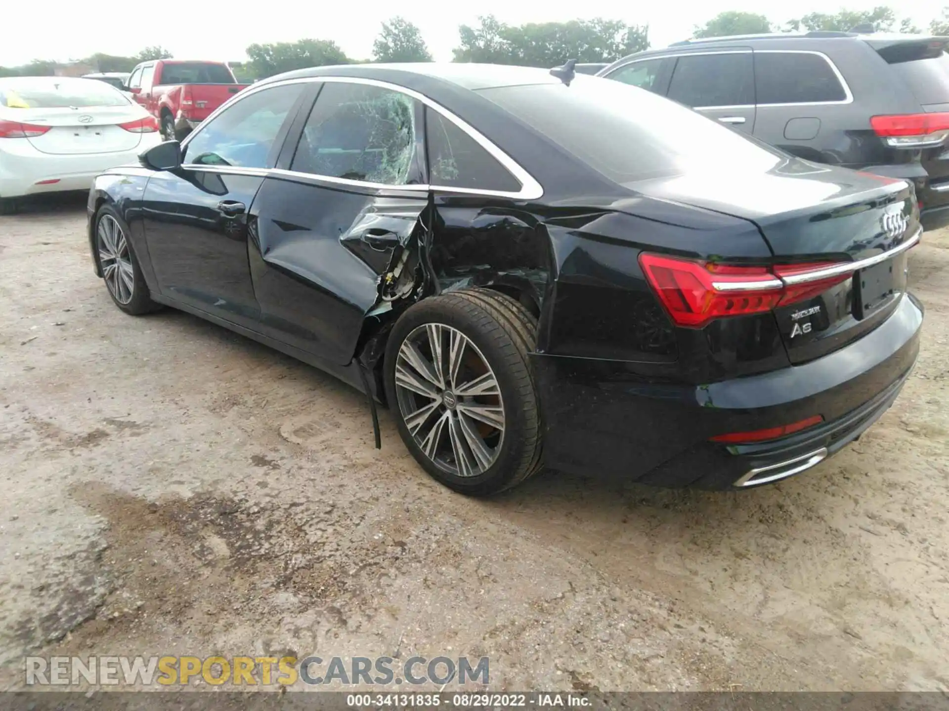 3 Photograph of a damaged car WAUM2AF28KN038377 AUDI A6 2019