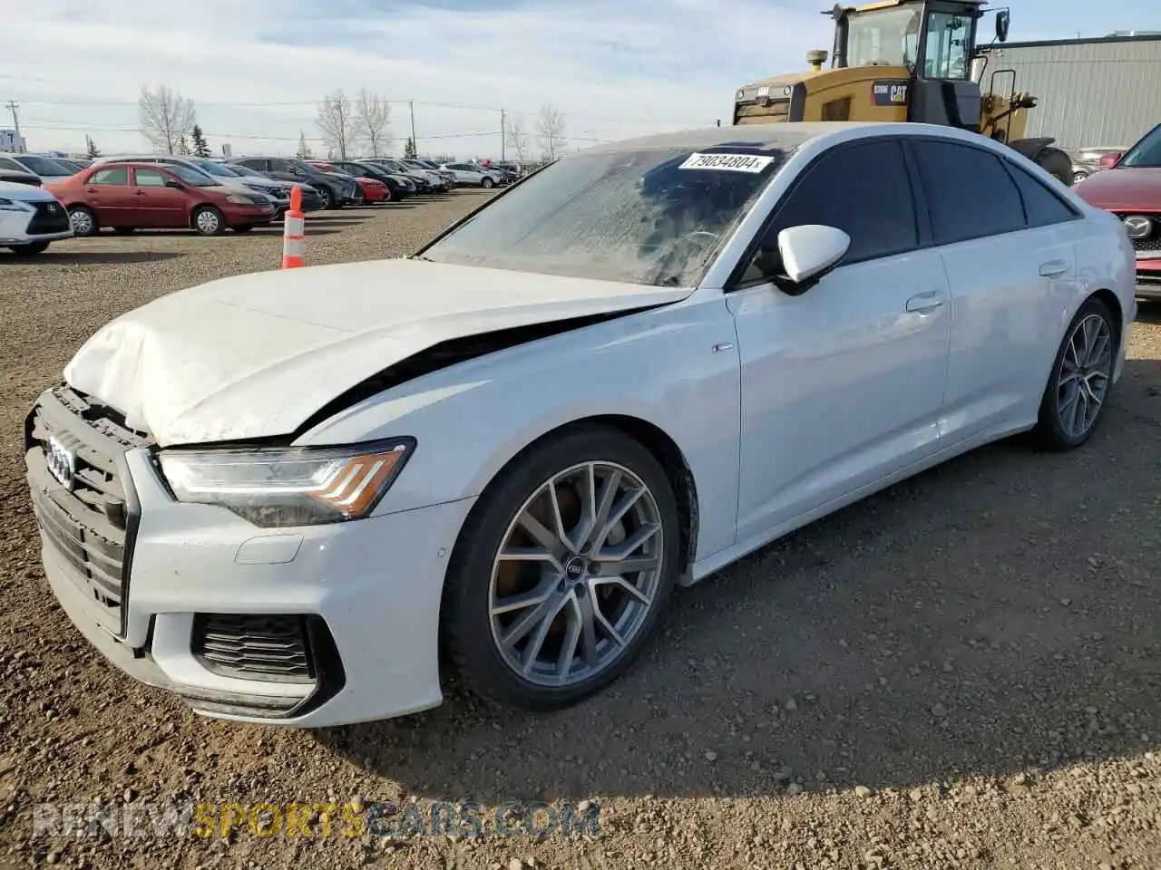 1 Photograph of a damaged car WAUM2AF29KN091590 AUDI A6 2019