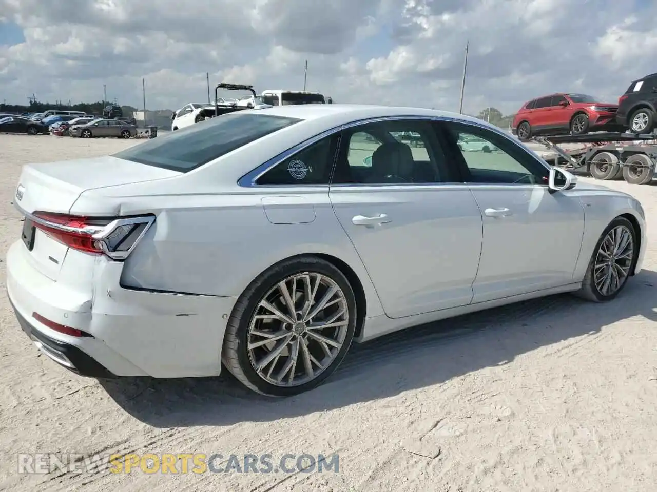 3 Photograph of a damaged car WAUM2AF2XKN033990 AUDI A6 2019