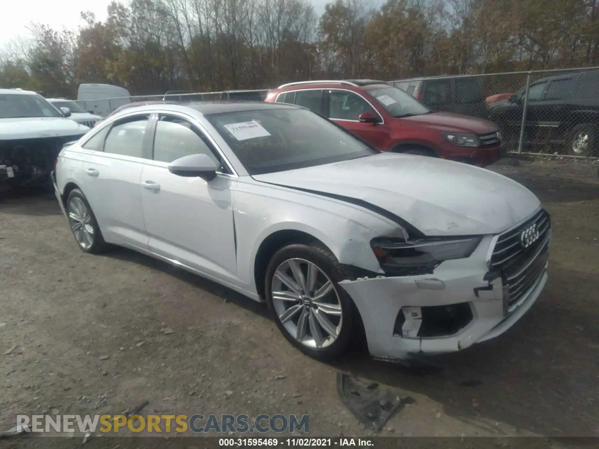 1 Photograph of a damaged car WAUD8AF23LN003634 AUDI A6 2020