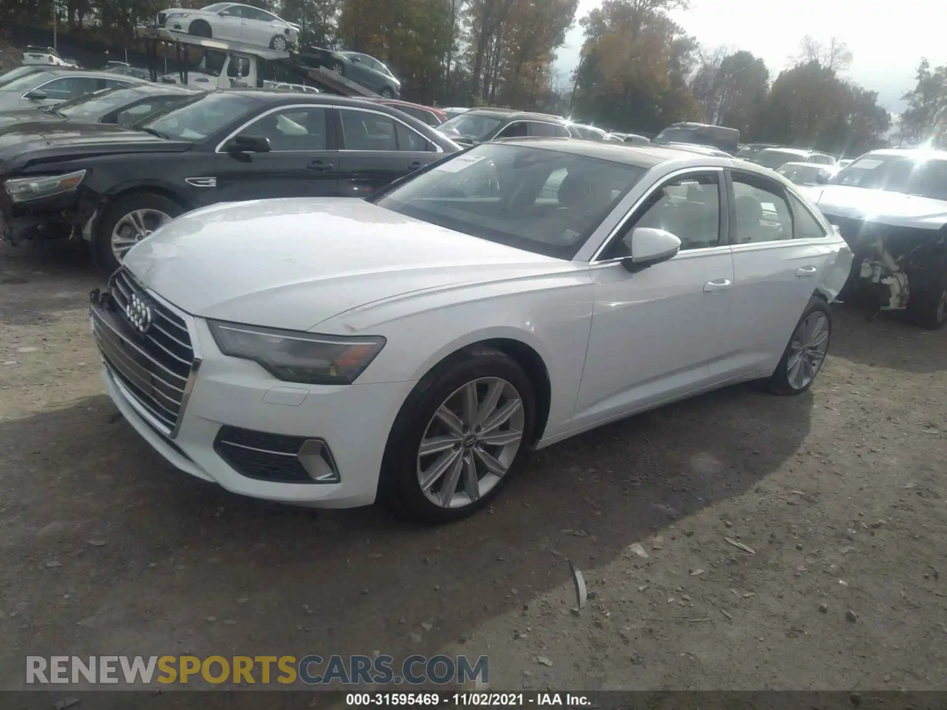 2 Photograph of a damaged car WAUD8AF23LN003634 AUDI A6 2020