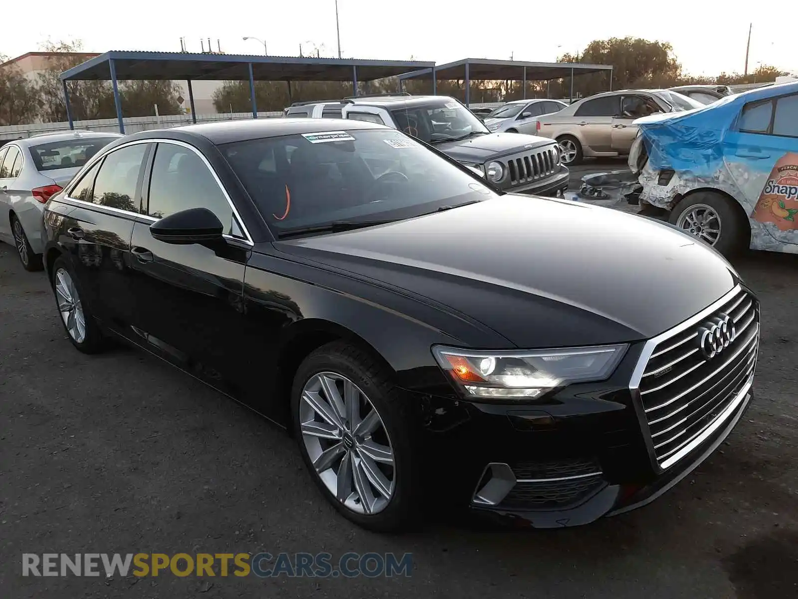 1 Photograph of a damaged car WAUD8AF24LN040384 AUDI A6 2020